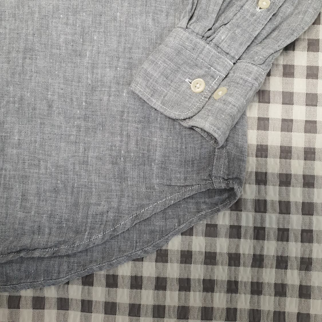 유니클로 마100 긴소매 셔츠 남자95 상품이미지4