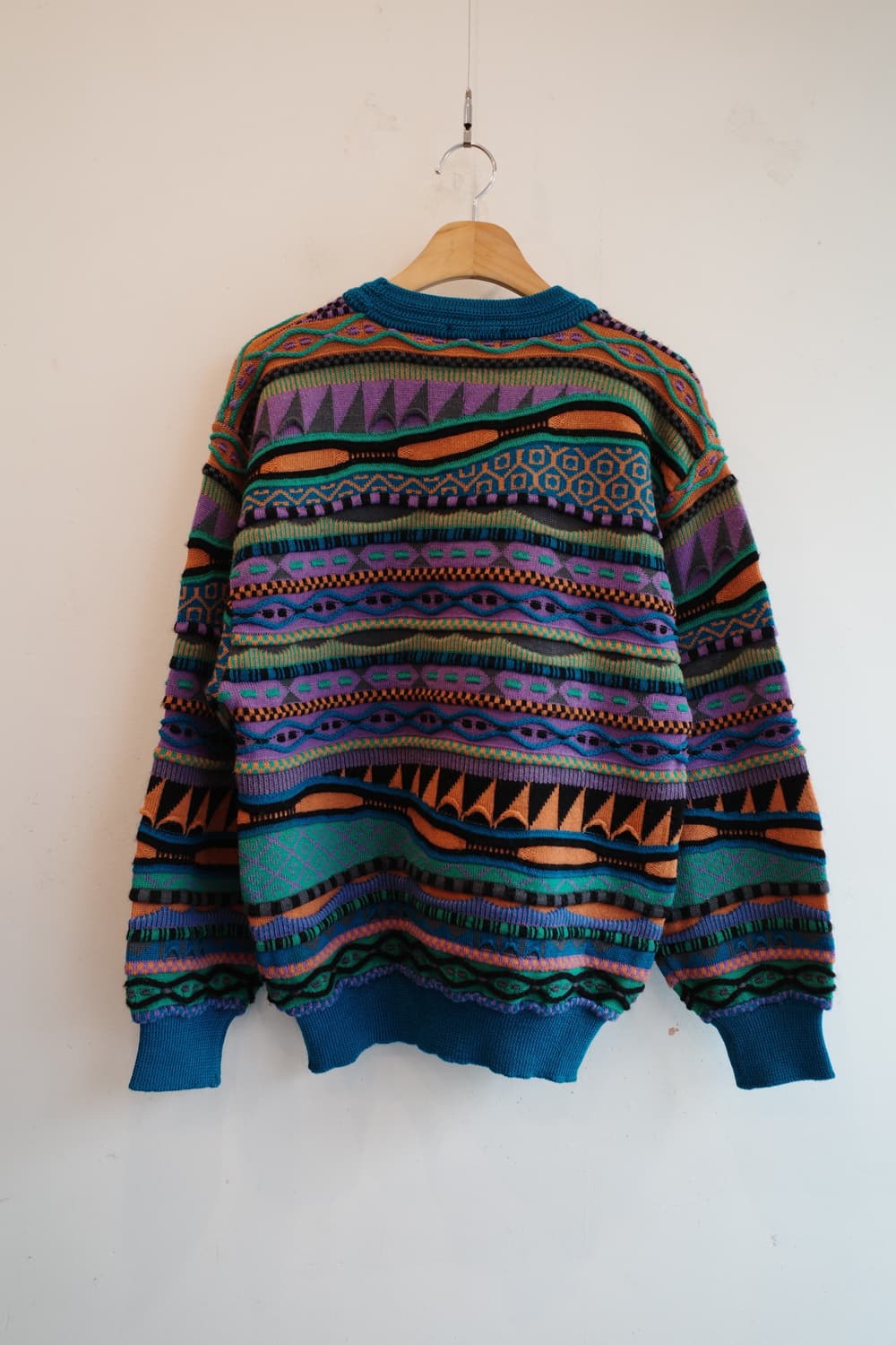 Japan brand 유니크 패턴 울 니트 상품이미지6