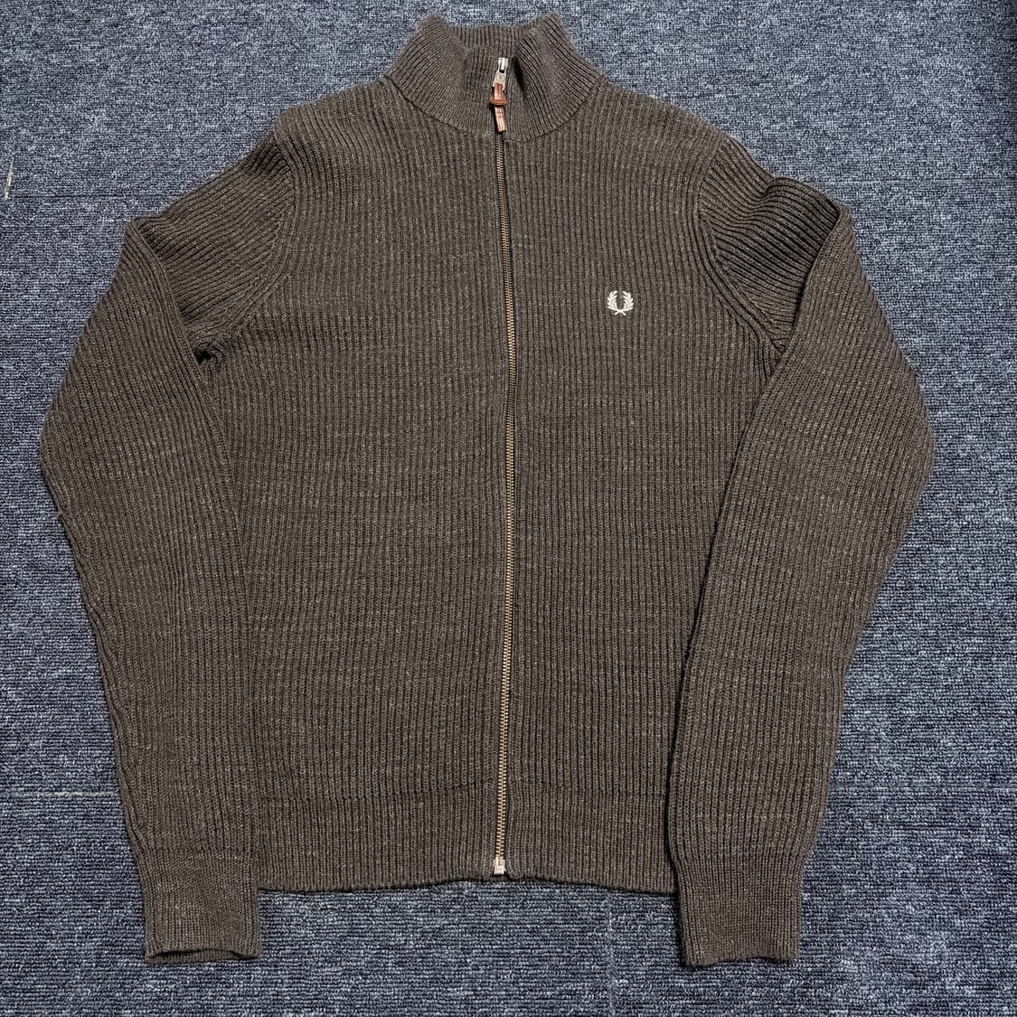 프레드페리 니트 집업 상품이미지1