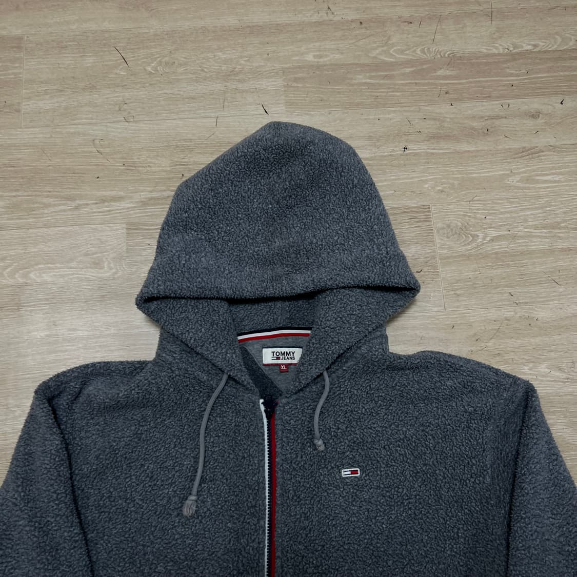 타미힐피거 진스 후드 후리스 플리스 자켓 [그레이] XL/105 상품이미지2
