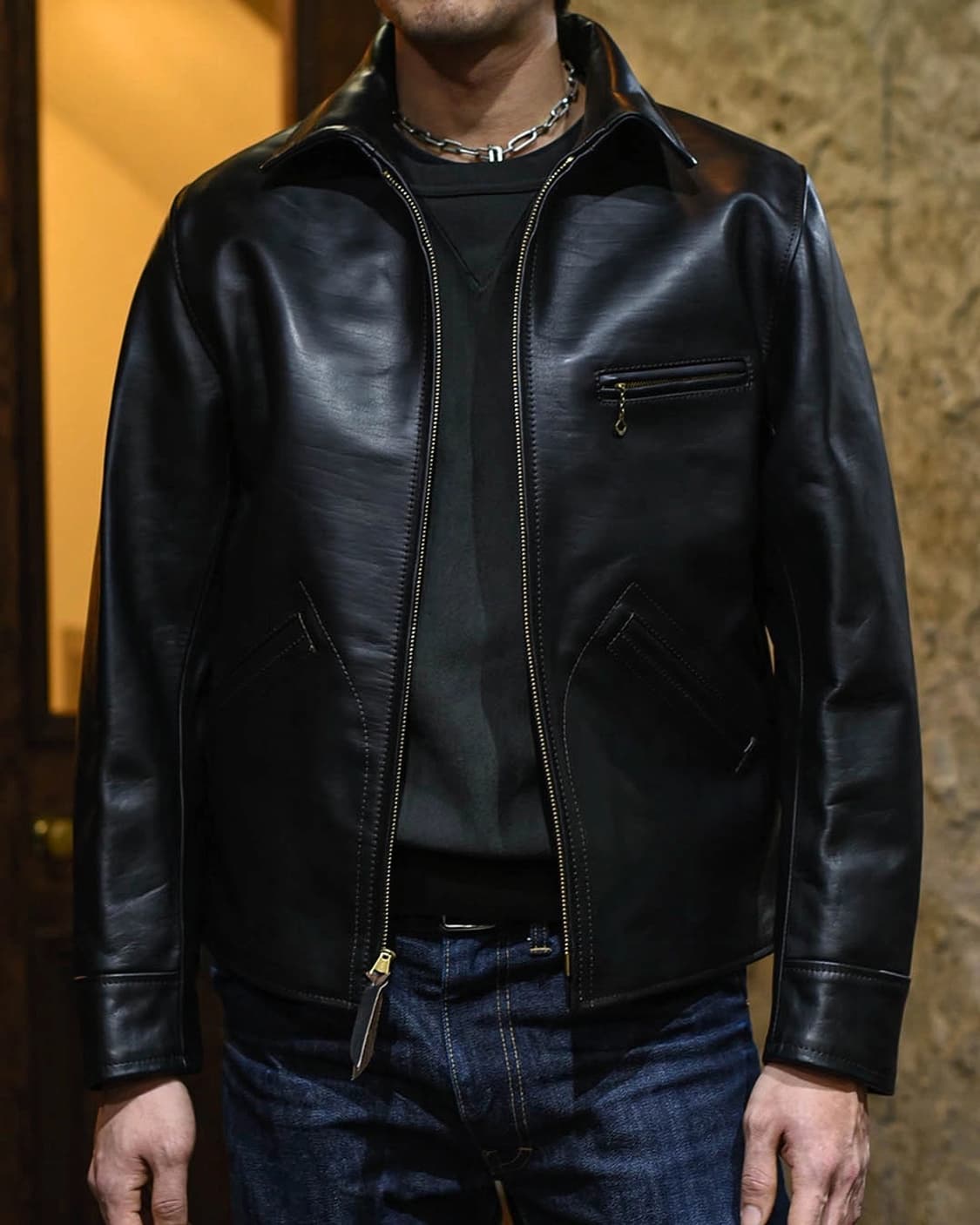 트로피클로딩 허밍버드 홀스레더 자켓 새상품 42 상품이미지3