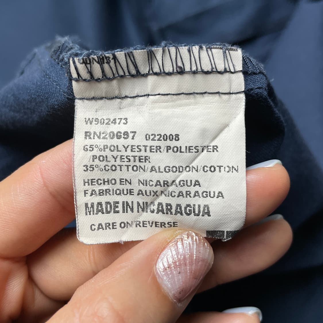 DICKIES 00s 디키즈 네이비 플랩포켓 반팔 워크셔츠 A01138 상품이미지10
