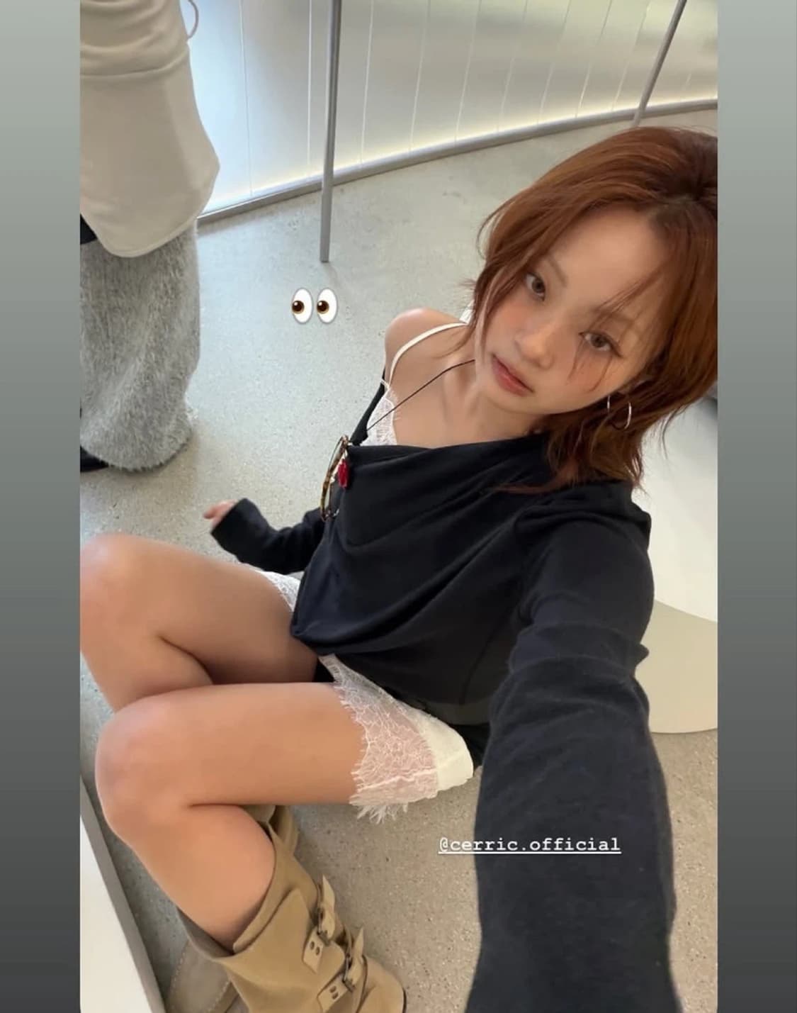 세릭 레이스 슬립 드레스 레이어드 원피스 아이보리 상품이미지8
