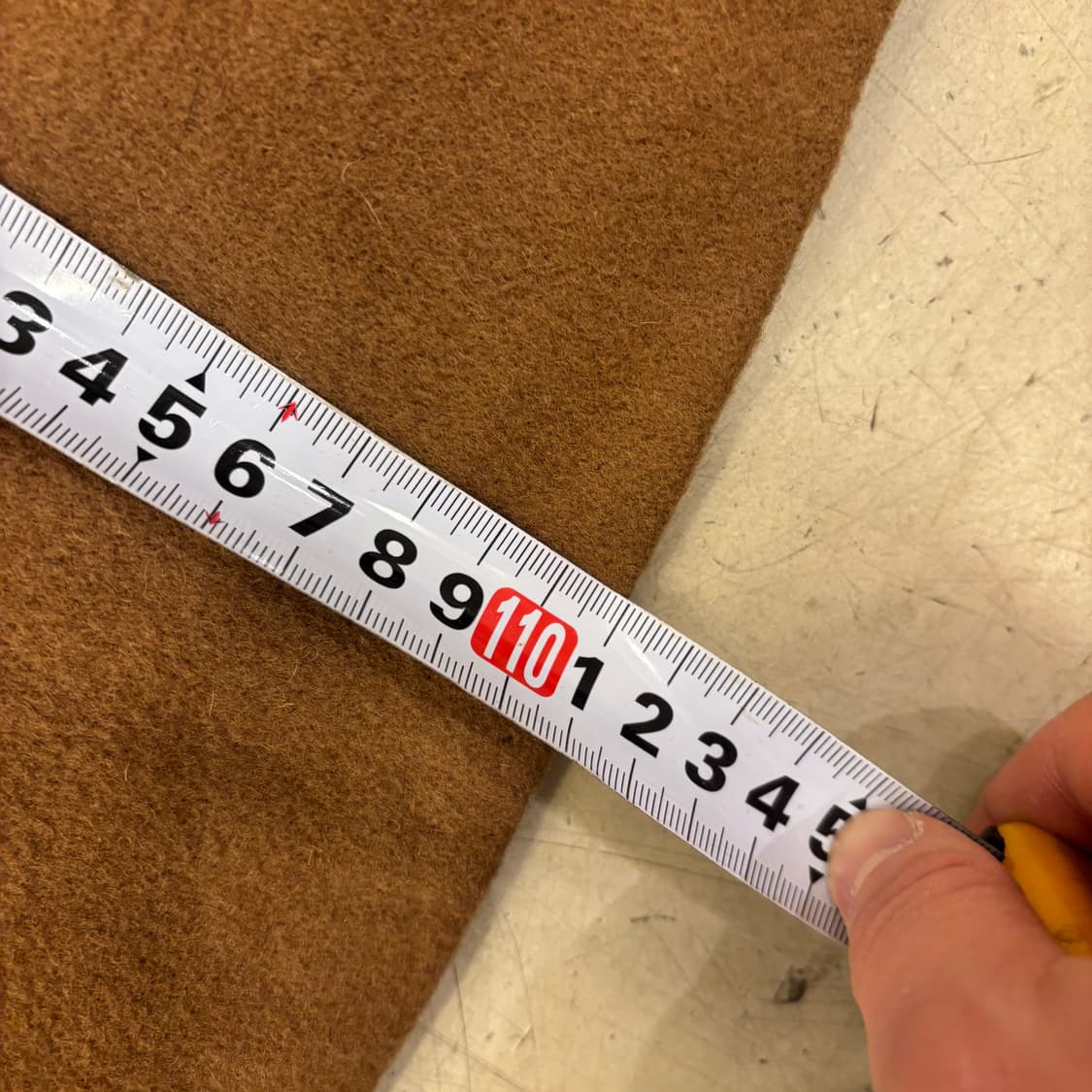 일본 빈티지 브라운 캐시미어 혼방 롱코트 상품이미지4