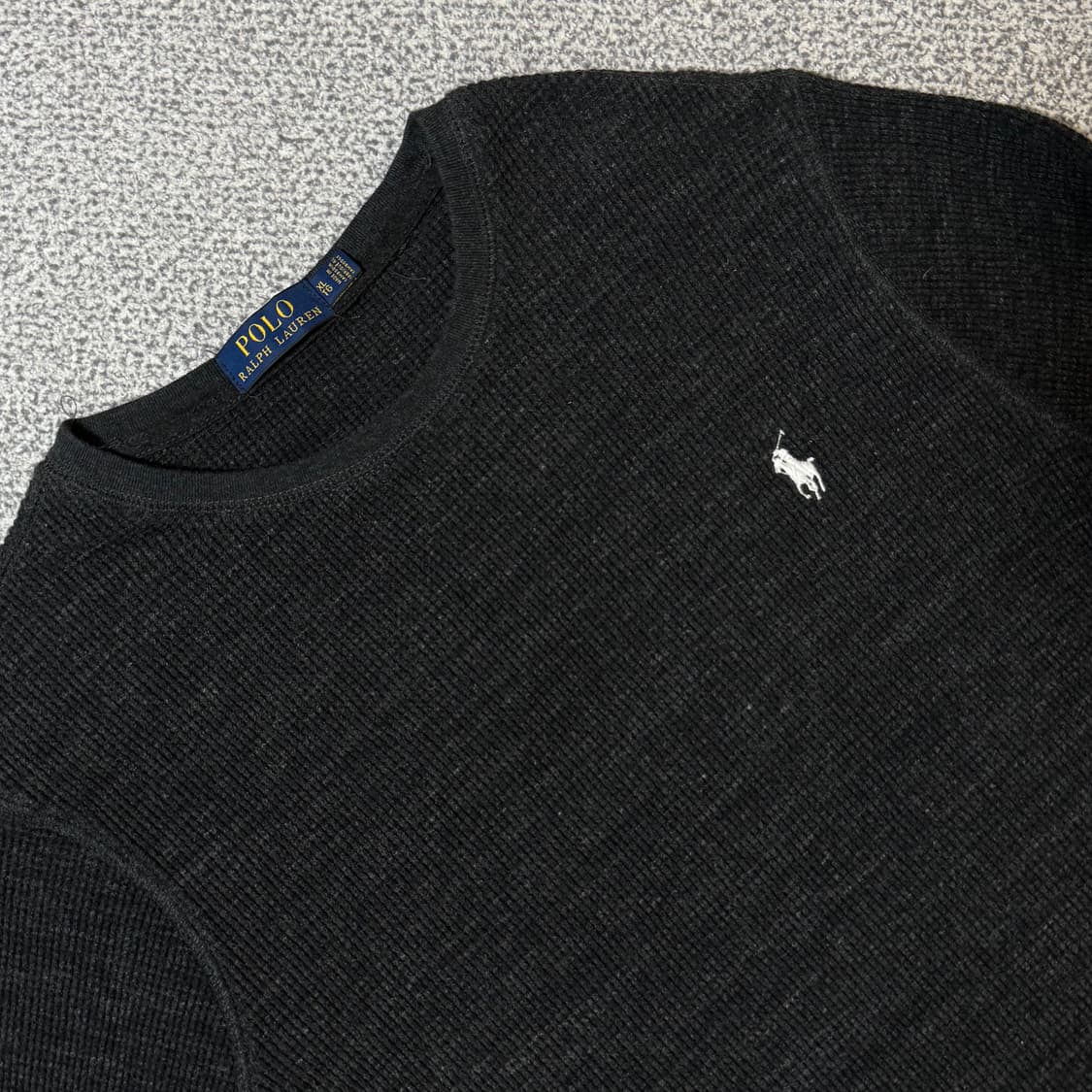 폴로 랄프로렌 와플 긴팔티 여성용 상품이미지3