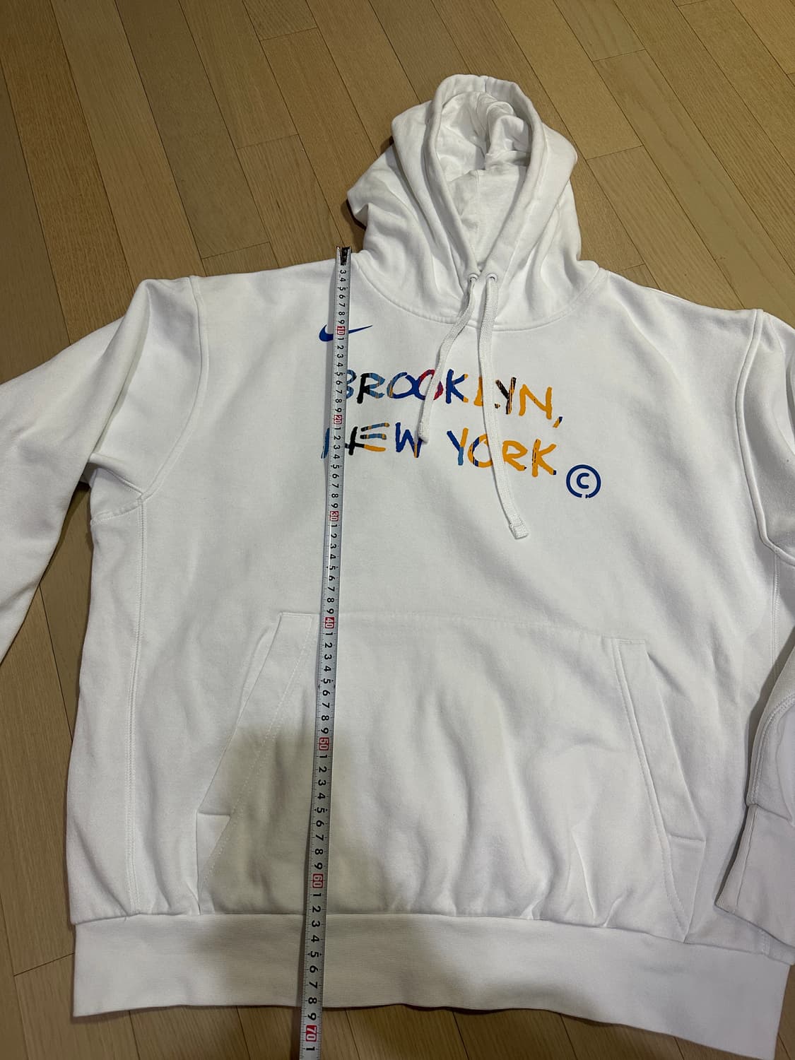 나이키 브루클린 넷츠시티 에디션 후드티 L 상품이미지4