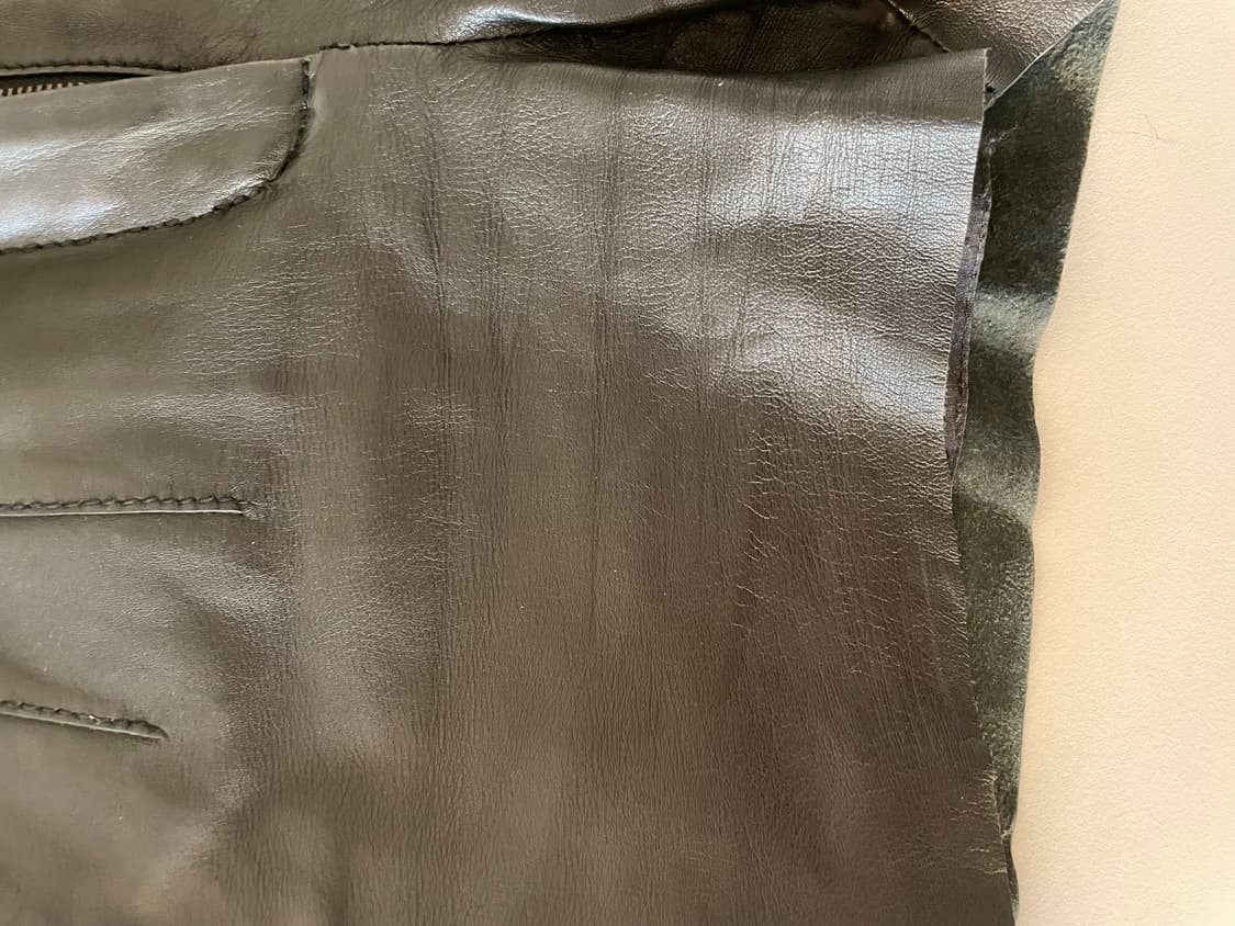 muubaa 무바 레더 양가죽 쇼츠 반바지 uk6 상품이미지5