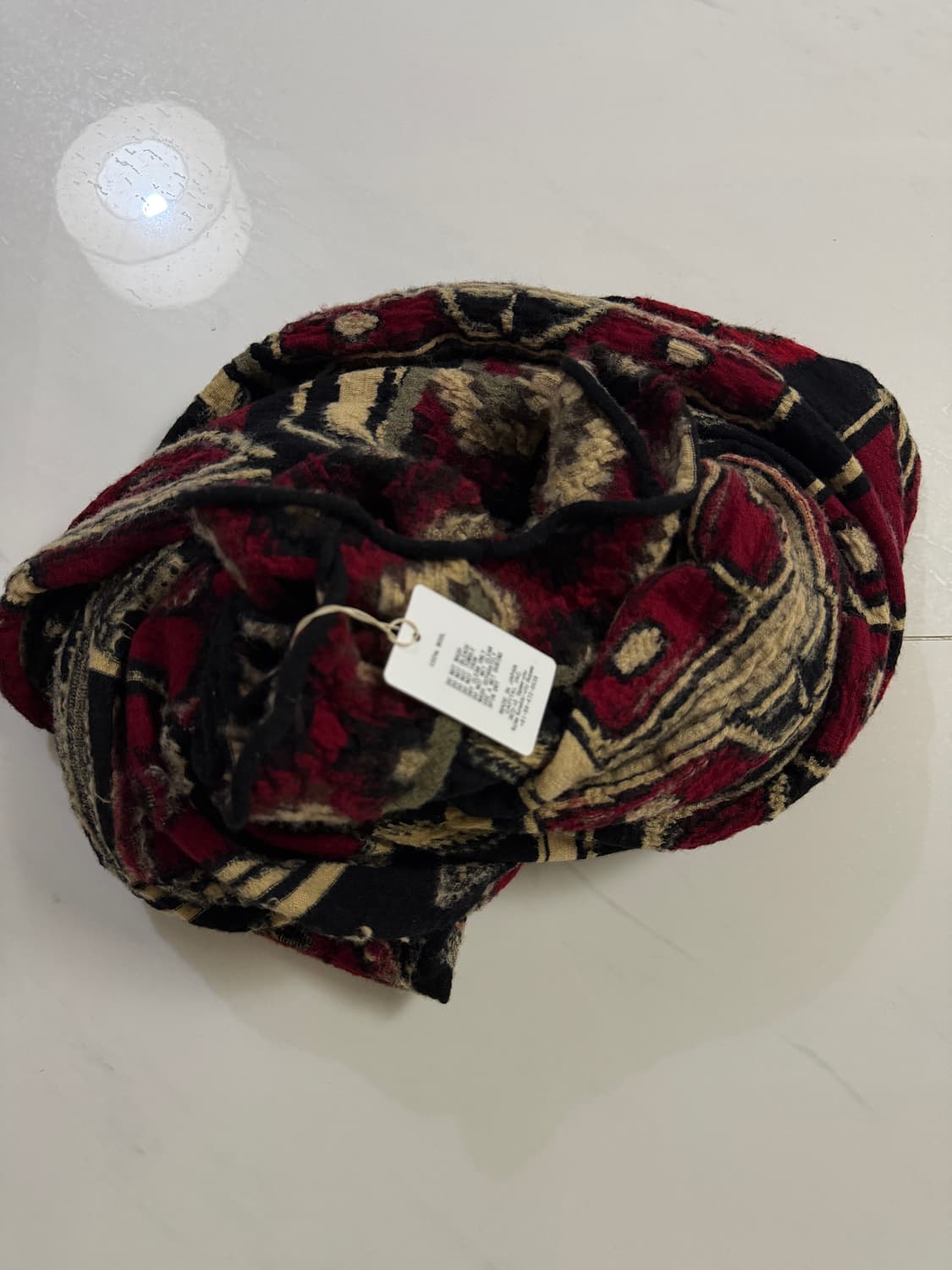 캐피탈 펠티드 울 알래스카 레이븐 스카프 상품이미지4