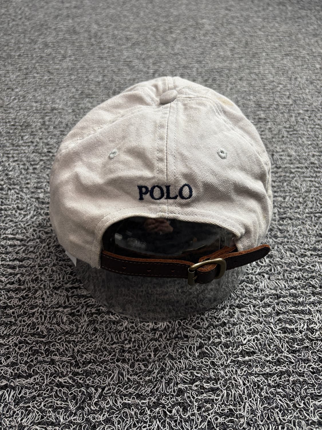 폴로 랄프로렌 포니 로고 가죽 스트랩 볼캡 1989 상품이미지4