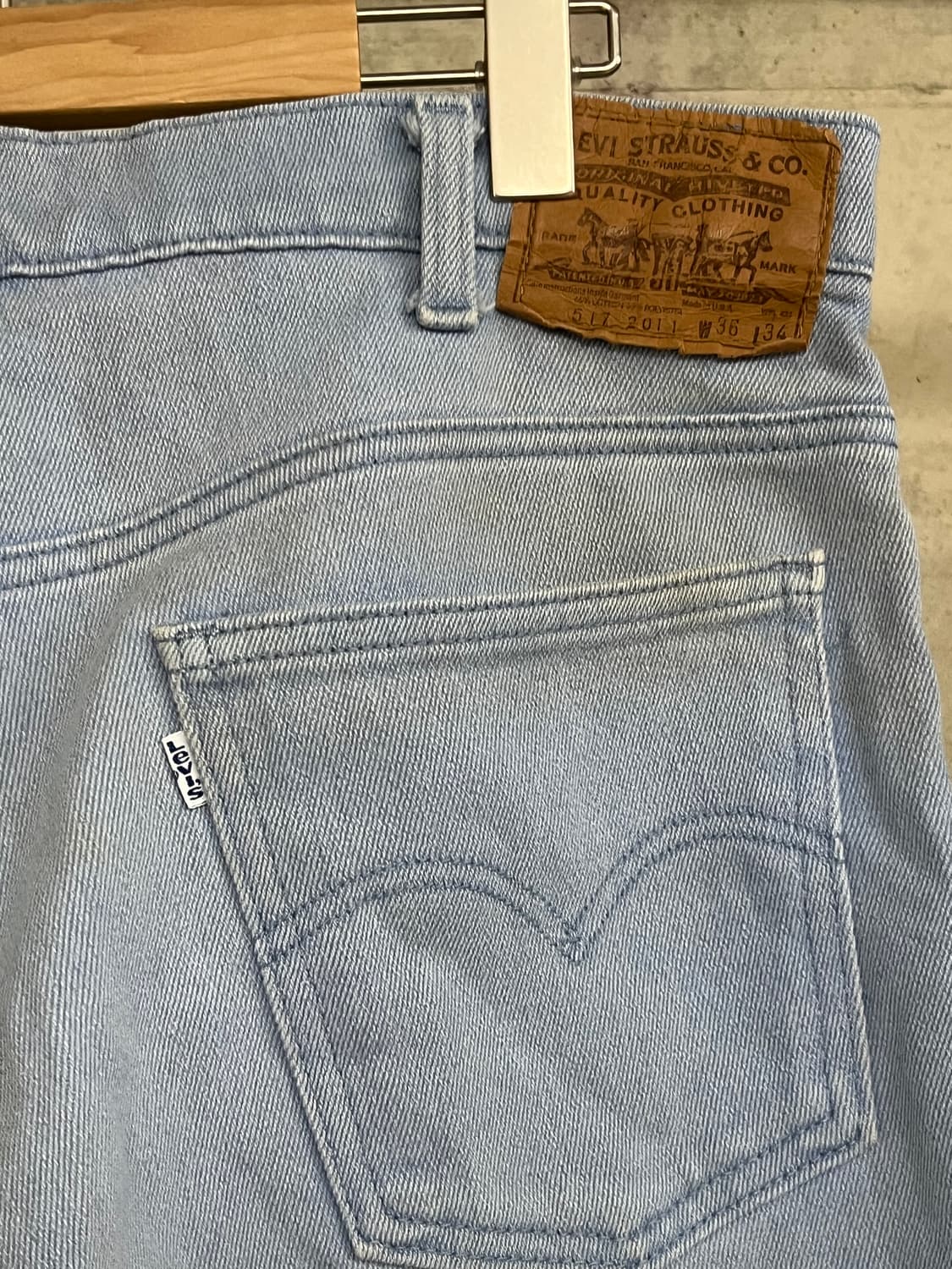 80's Levis 517 boot cut 상품이미지6