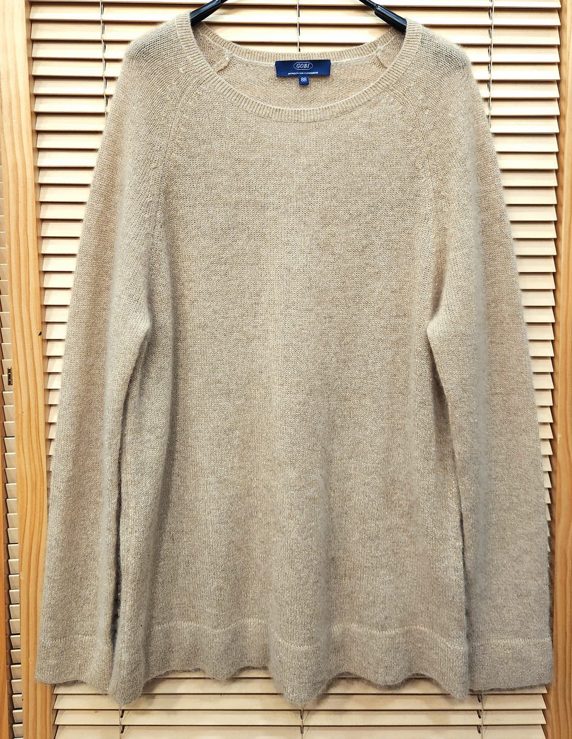 GOBI 캐시미어 니트 베이지 88사이즈 상품이미지1