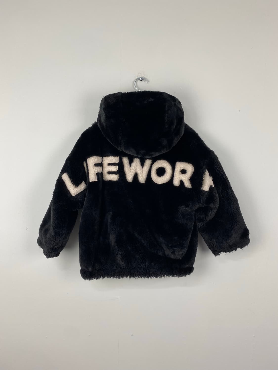 라이프워크 리버시블 퍼 레오파드 후디드 패딩 상품이미지2