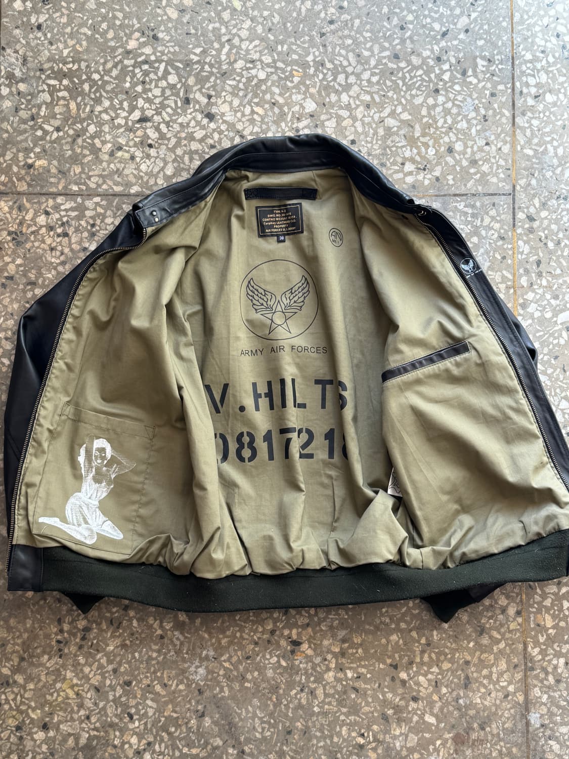 90~00s 복각 A-2 자켓(O30) 상품이미지2