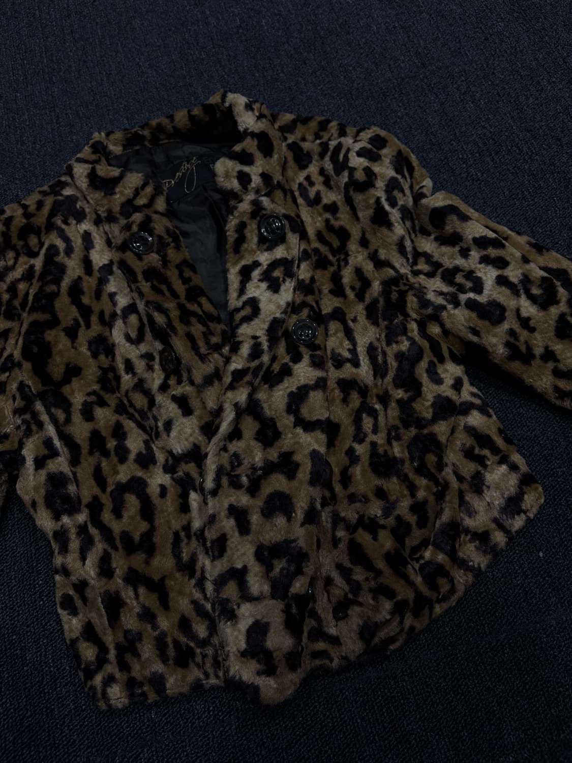 Leopard fur jacket 상품이미지1