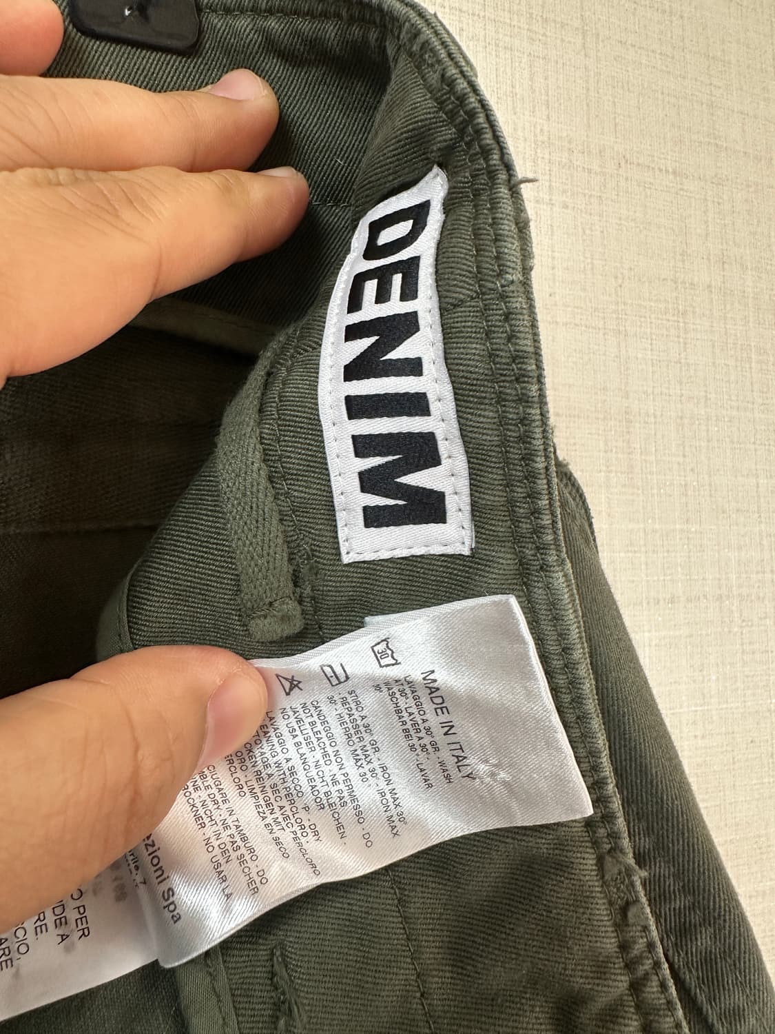 DEPARTMENT 5 / 슬림핏퍼티그팬츠 / 35 / 새상품 상품이미지3