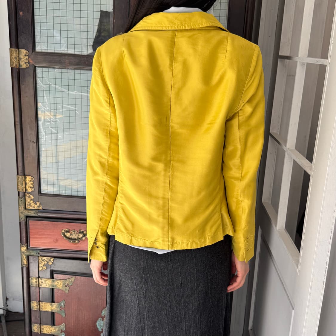 드리스 반 노튼 실크 블레이저 상품이미지2