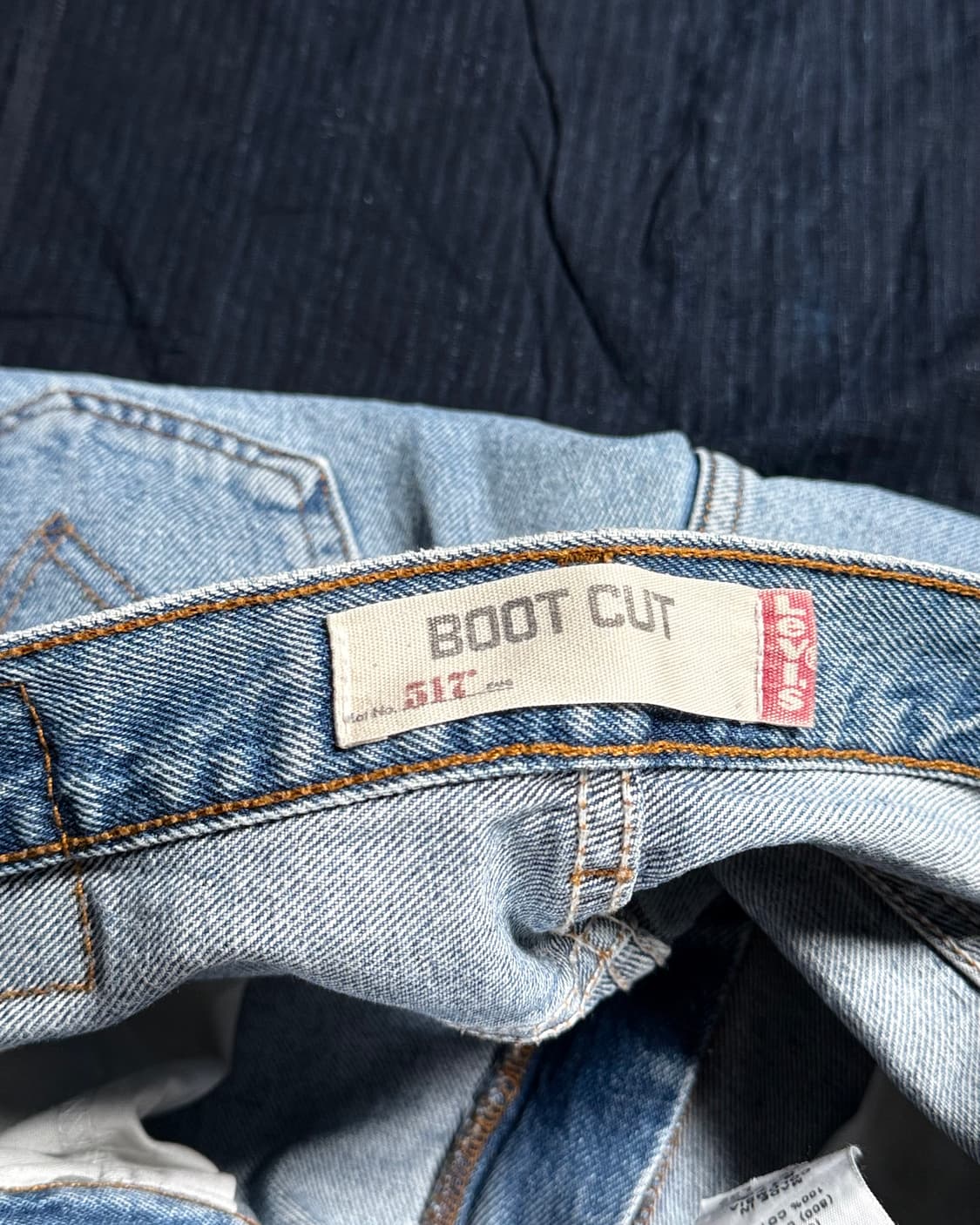 00‘s 리바이스 517 부츠컷 핏 데님 팬츠 34 상품이미지4