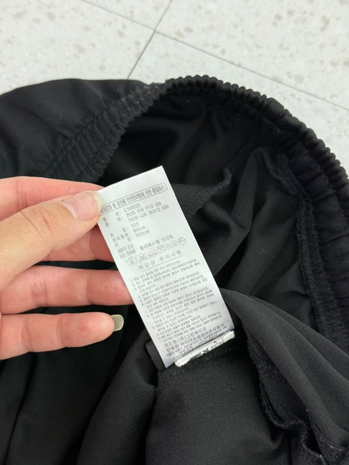 아디다스 블랙 골드 트랙팬츠 상품이미지6