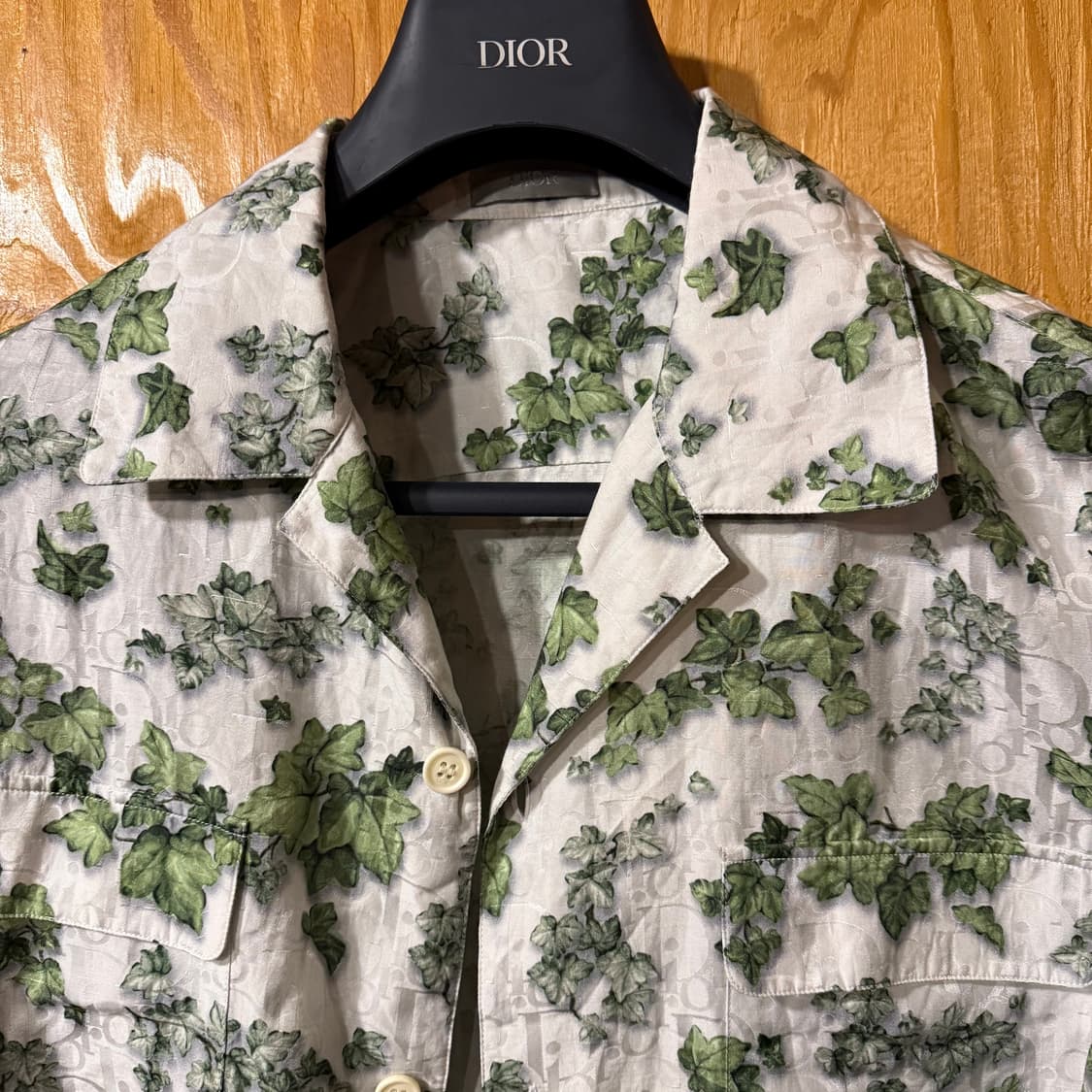 디올 x 데님 티어스 오블리크 하와이안 셔츠  상품이미지3