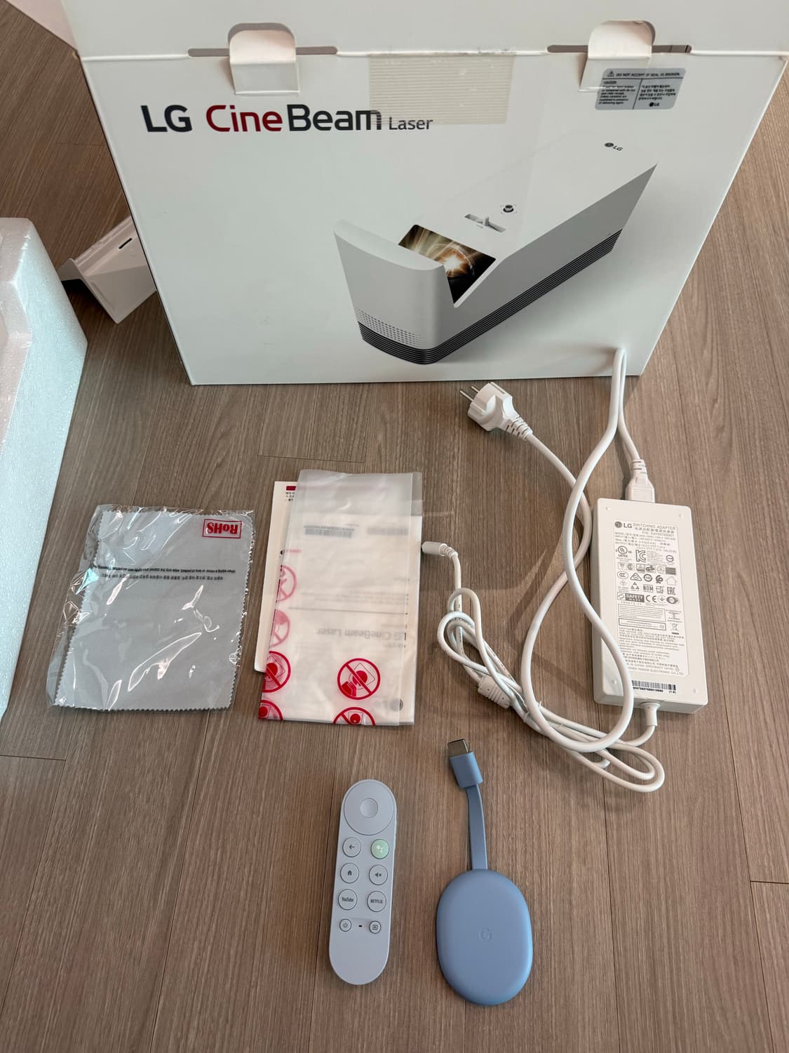 LG 시네빔 HF85LA 빔프로젝터 풀박스+ 구글 크롬캐스트 4세대 상품이미지6