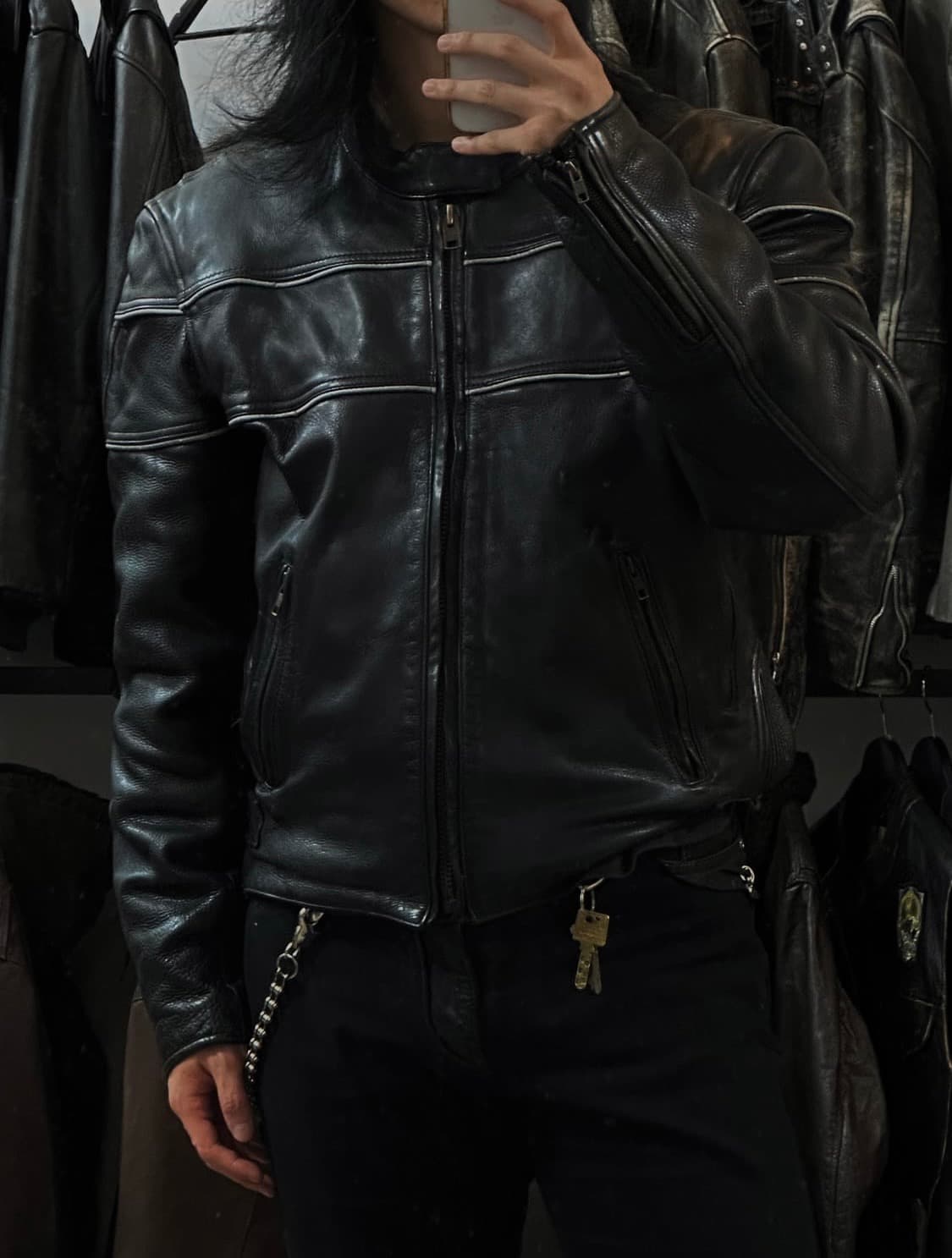 L) 00's 빈티지 레이싱 라이더 자켓 상품이미지2