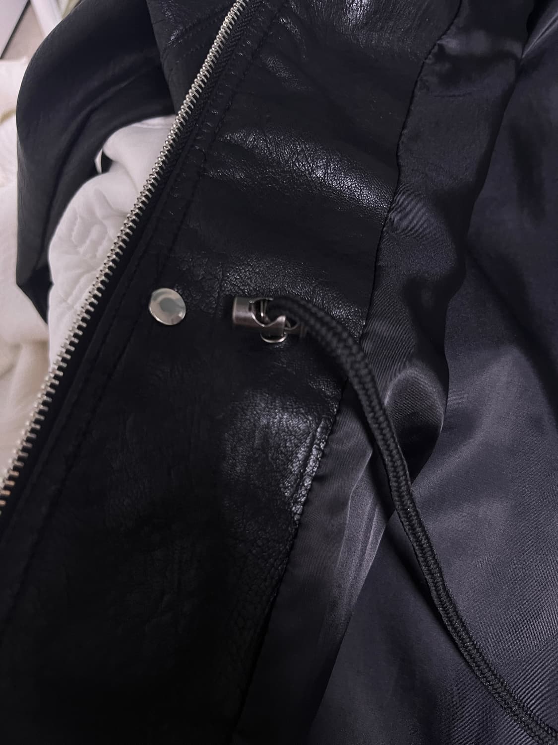 플리즈프로젝트 비건 레더 미들 자켓 상품이미지7