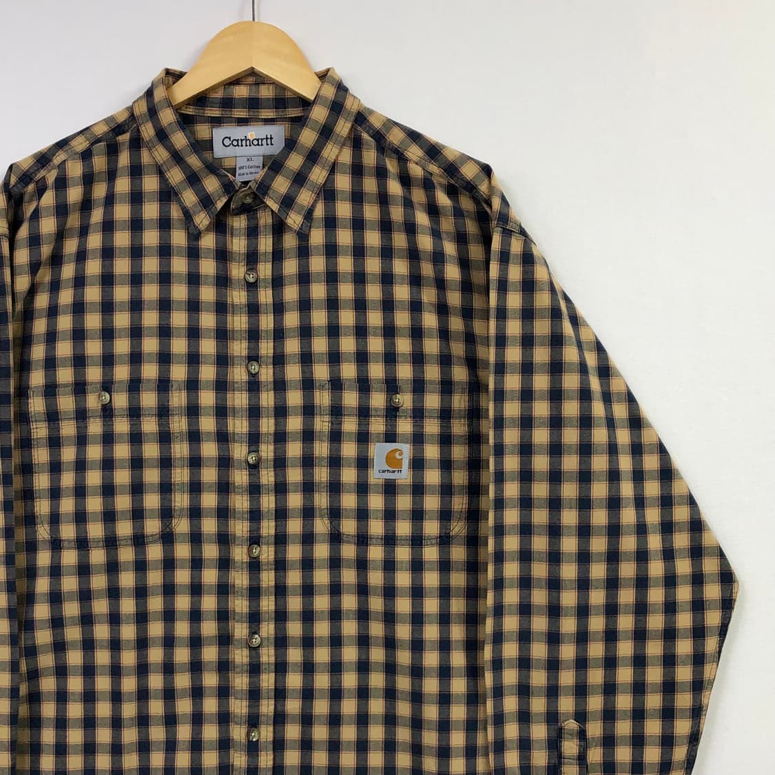 Xxl 칼하트 체크 워크 셔츠 상품이미지1