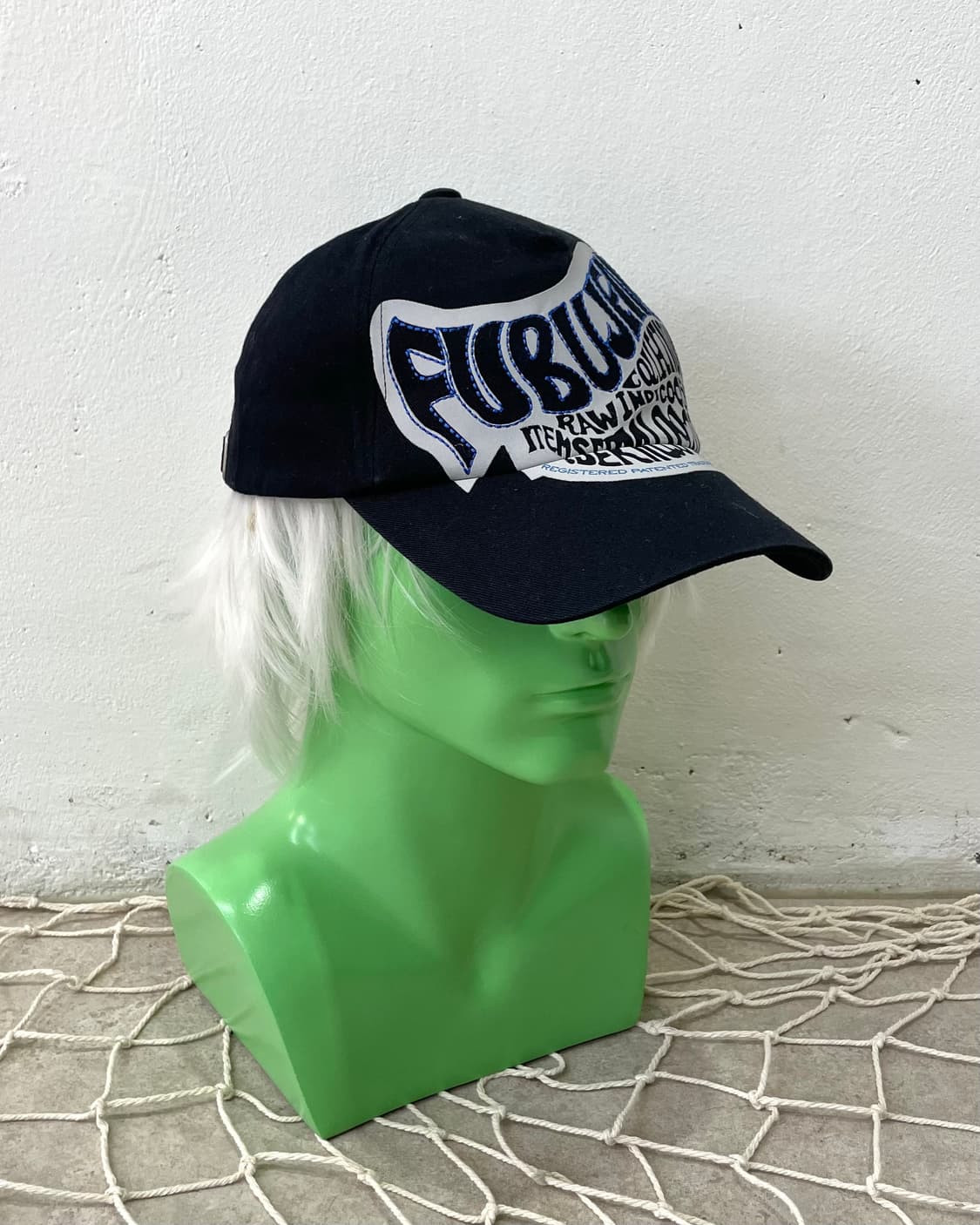 FUBU Blue Stitch Black Cap 상품이미지1