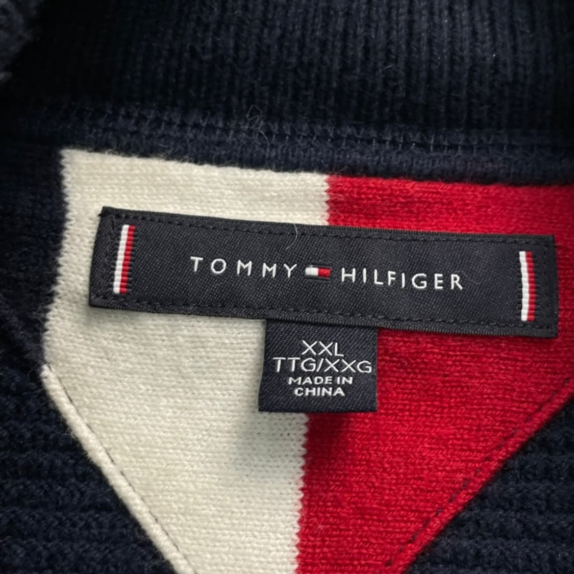  100 타미힐피거 니트 베이스볼 가디건   상품이미지3