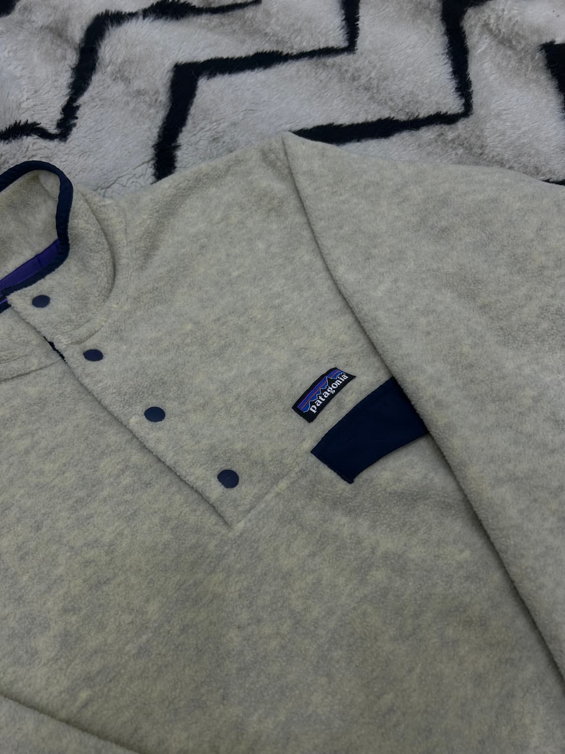 [M]파타고니아 신칠라 스냅 플리스/오트밀헤더 상품이미지1