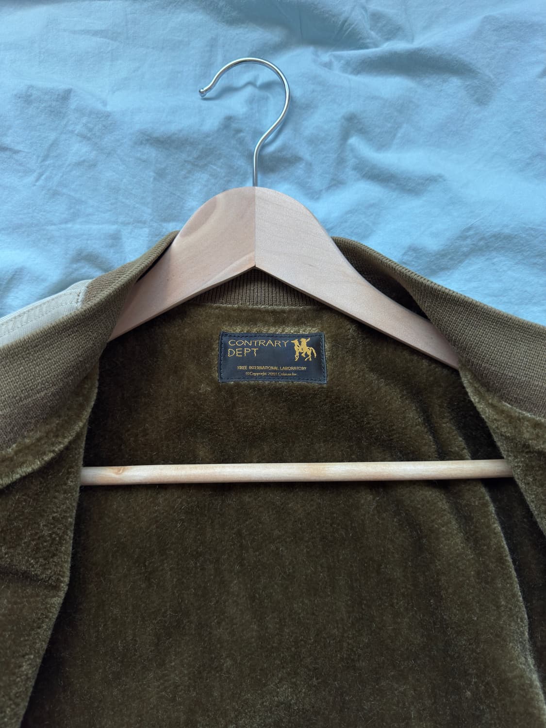 비즈빔 25SS 컨트라리 뎁트 하트만 자켓 카키 상품이미지7