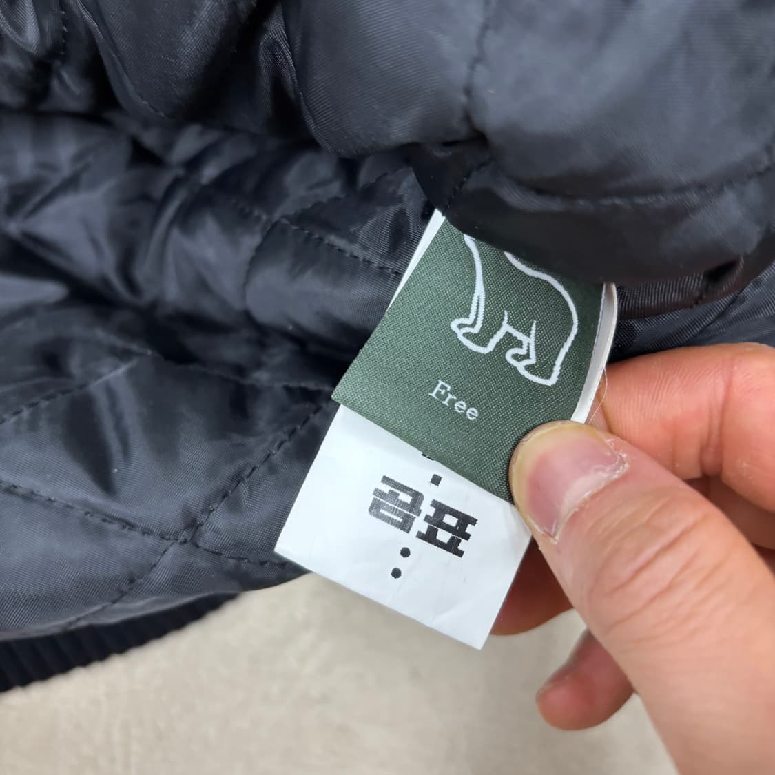 곰표 빅로고 투톤 바시티 자켓 상품이미지3