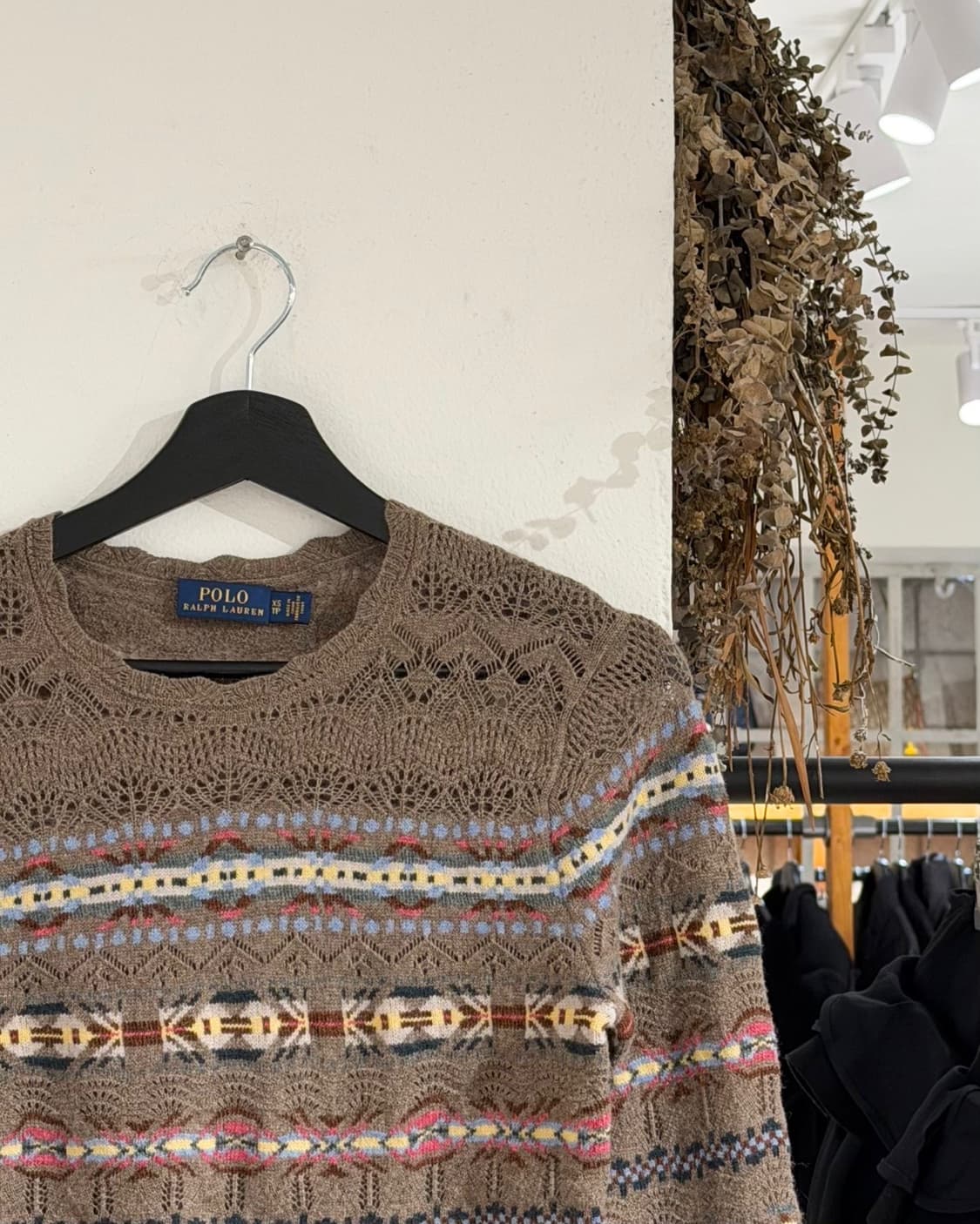 폴로 랄프로렌 브라운 페어 아일 크루넥 스웨터 상품이미지3