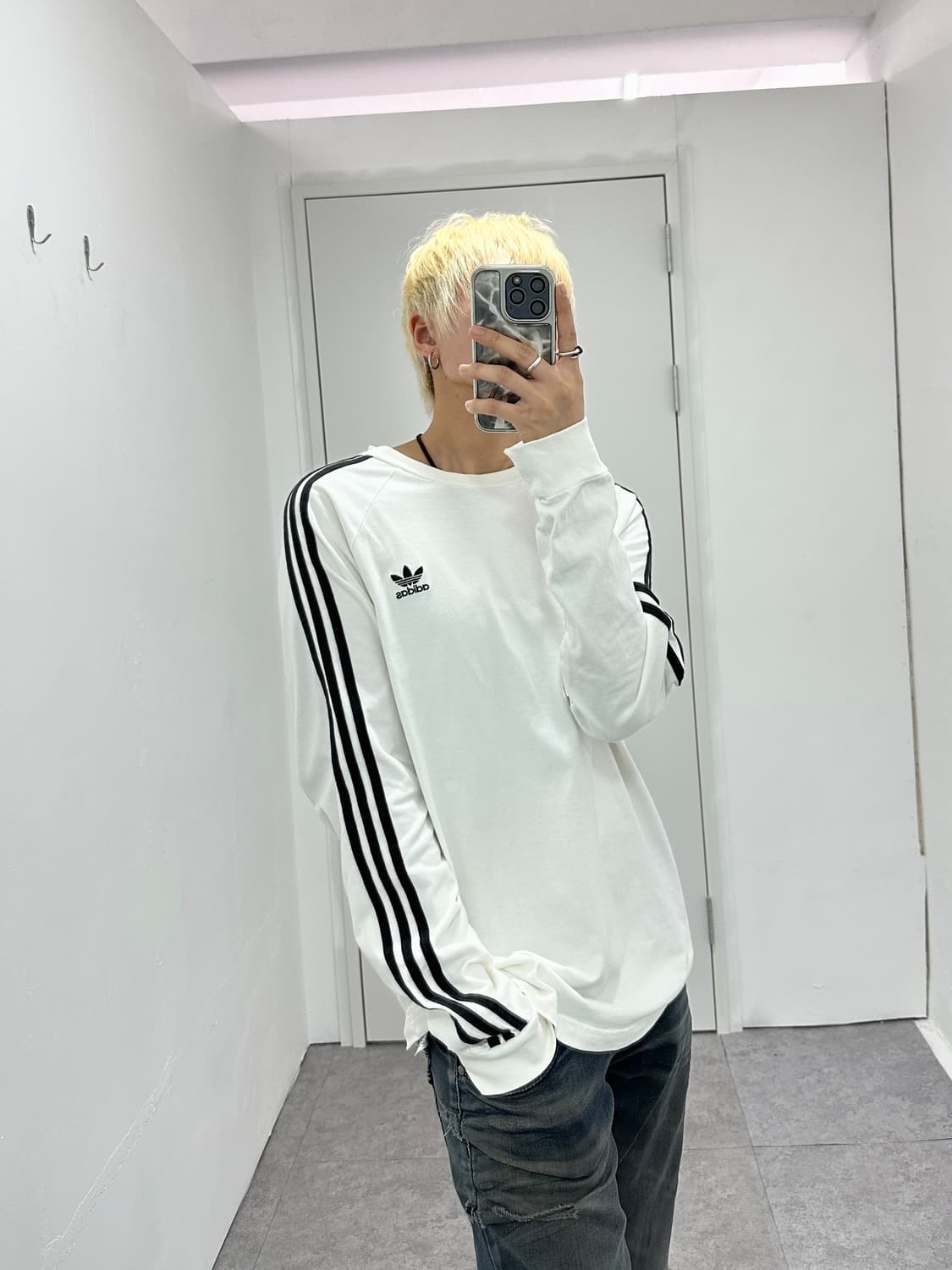 Adidas logo printing long sleeve 상품이미지1
