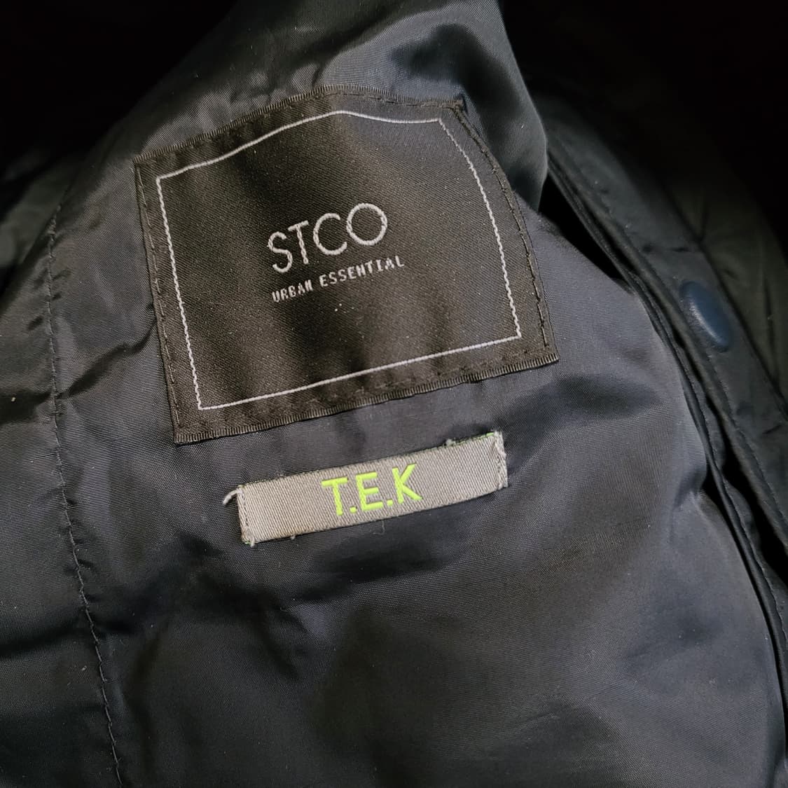 STCO 경량패딩조끼 95-100 에스티코 블랙 상품이미지5