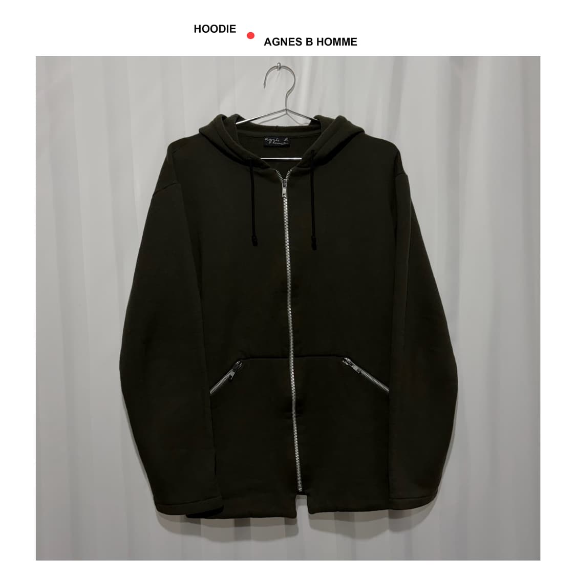 90s 아네스베 옴므 후드집업 상품이미지1