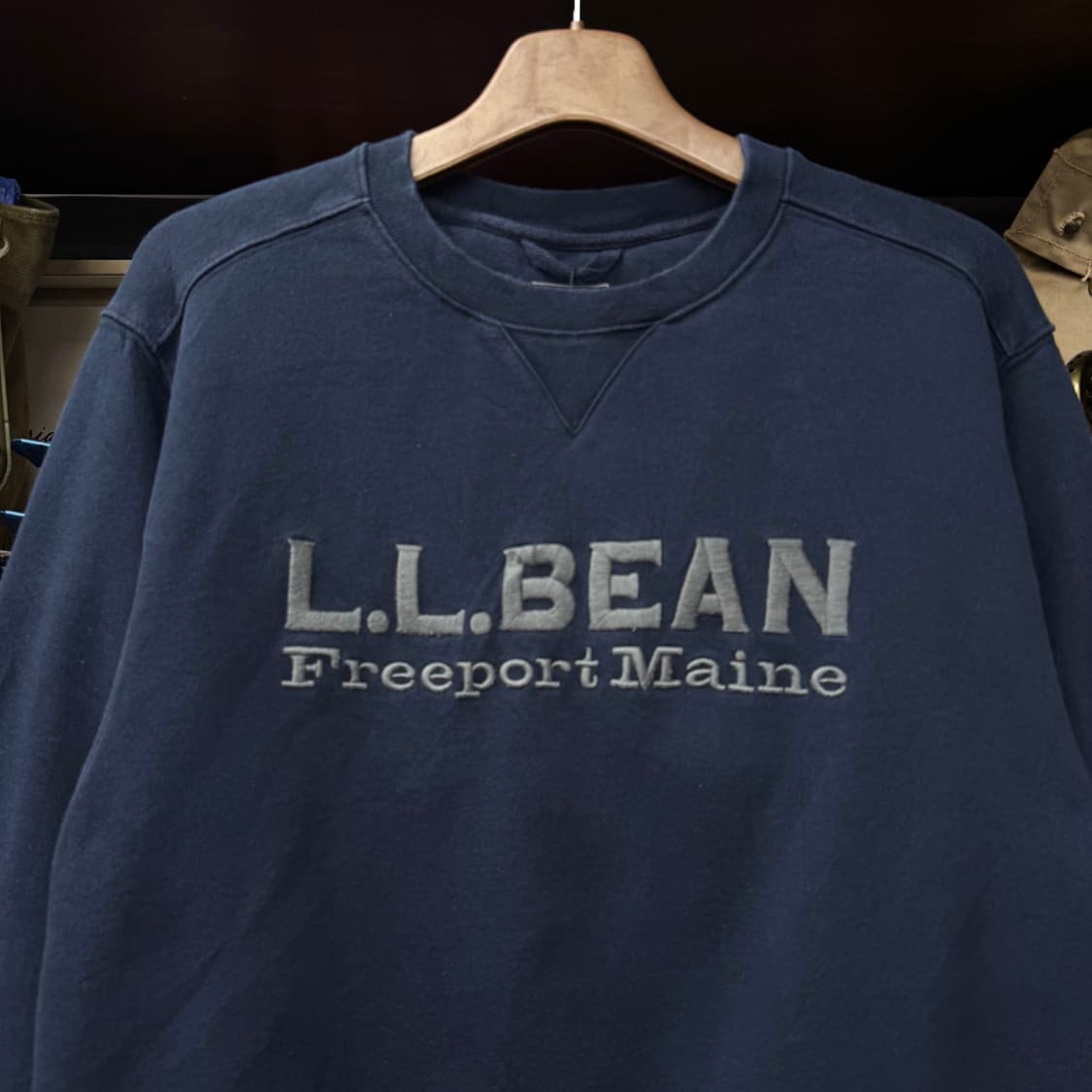 L.L.BEAN 엘엘빈 빅 스펠아웃 자수 스웨터 맨투맨 N307 상품이미지3