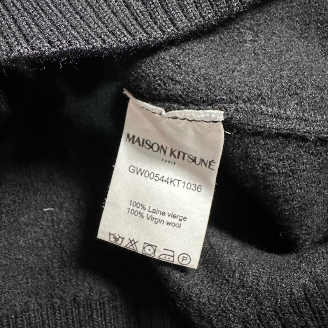 메종키츠네 더블 폭스 블랙 가디건 상품이미지6
