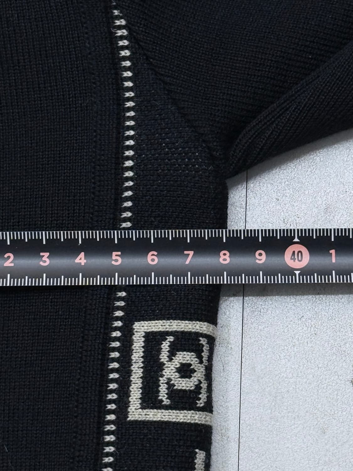 샤넬 아이덴티피케이션 울 집업 니트 상품이미지8