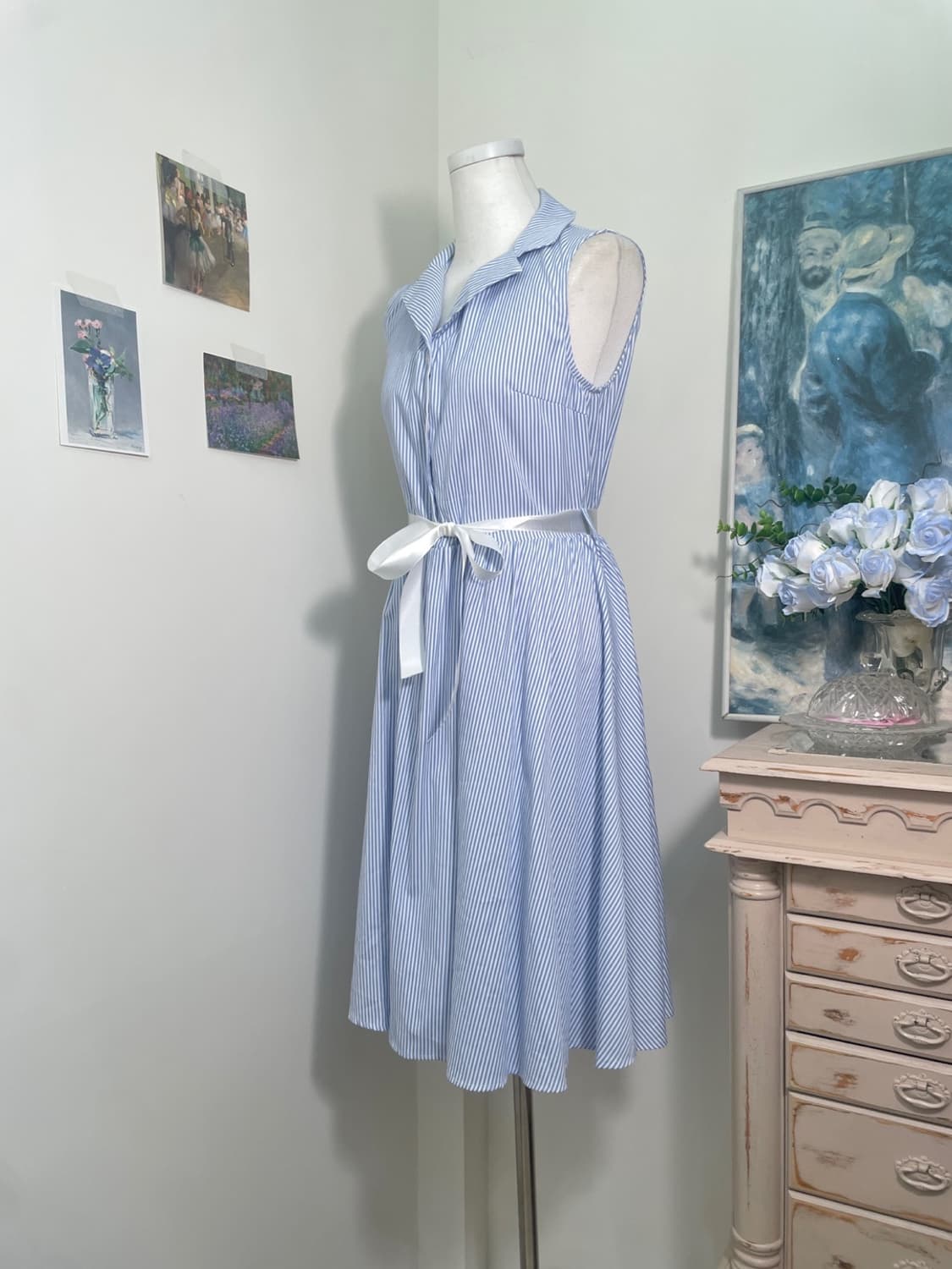 INGNI blue stripe summer collar opc 상품이미지2