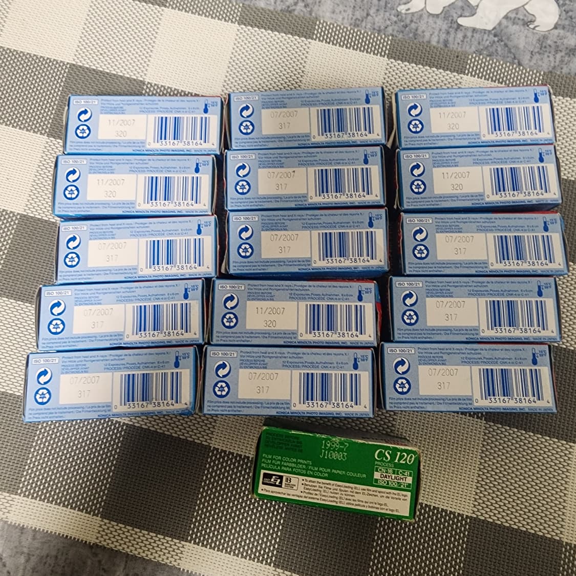 유통기한 지난 120미리 중형필름 16개 일괄판매 상품이미지3