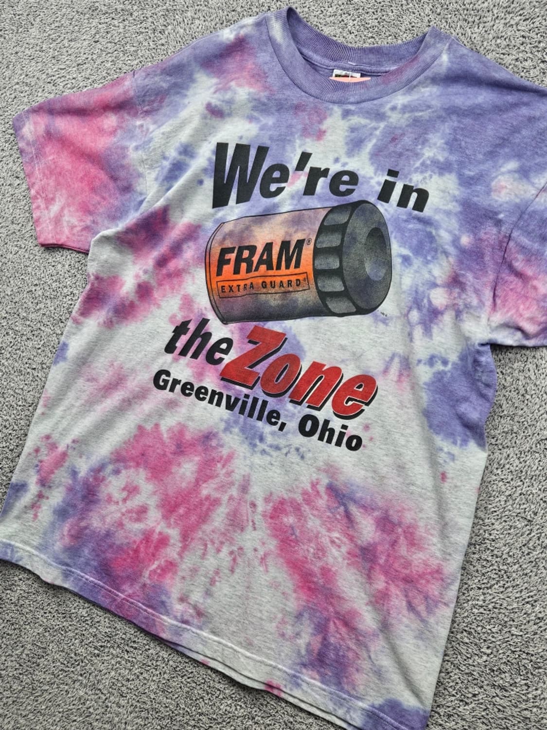 프룻오브더룸 빈티지 반팔 티셔츠 다잉커스텀 ( XL ) / 11802 상품이미지4