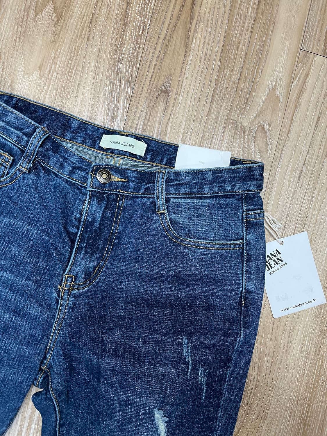 (새상품) Nanajean 청바지 M 상품이미지4