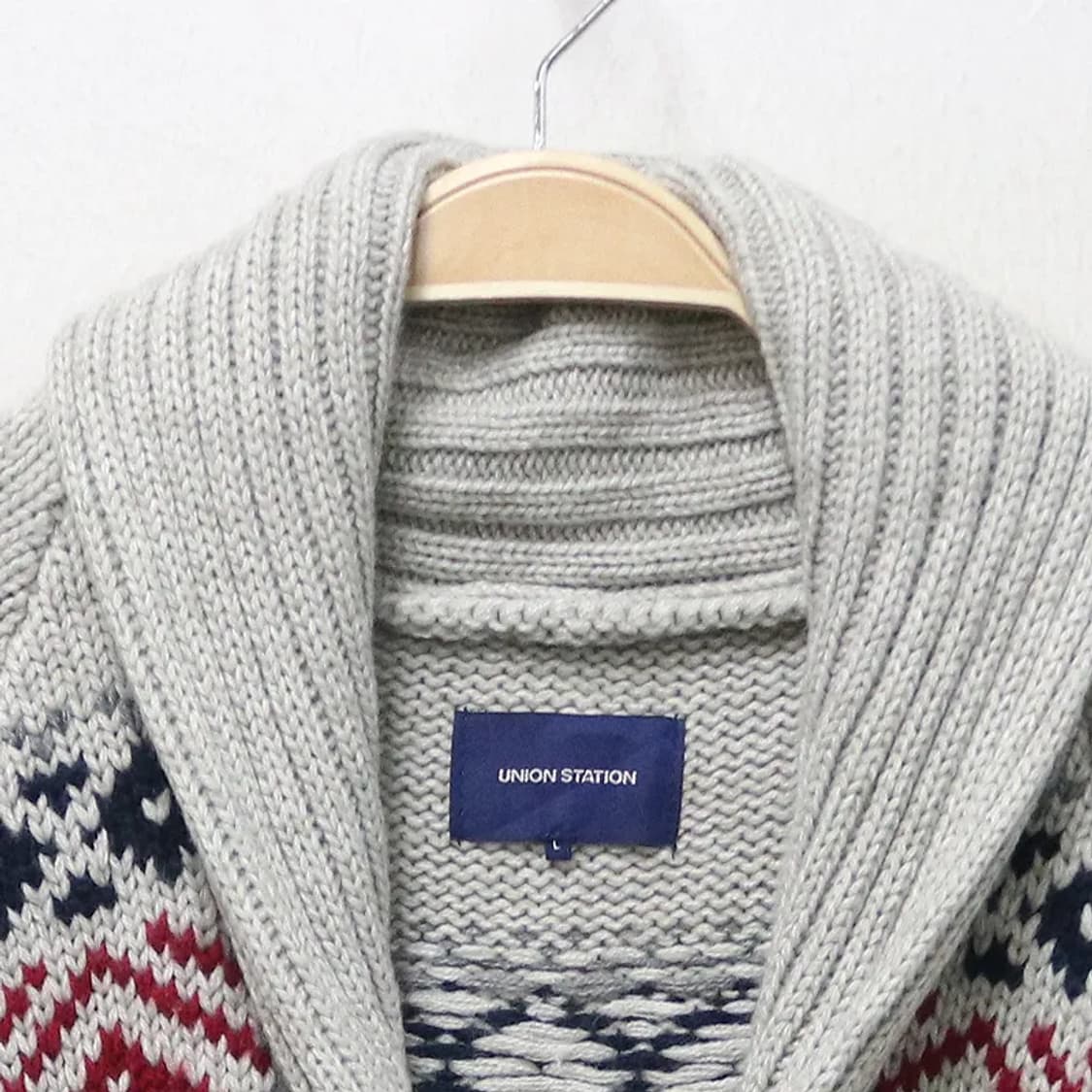 UNION STATION 노르딕 울 혼방 니트가디건 61241 상품이미지3