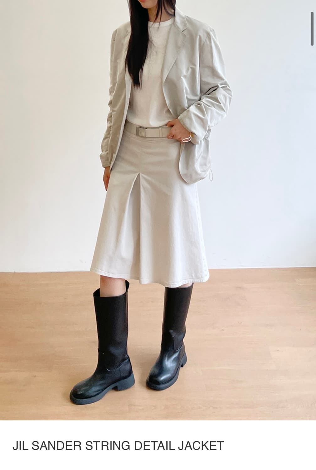 JIL SANDER 질샌더 스트링 디테일 자켓 상품이미지1