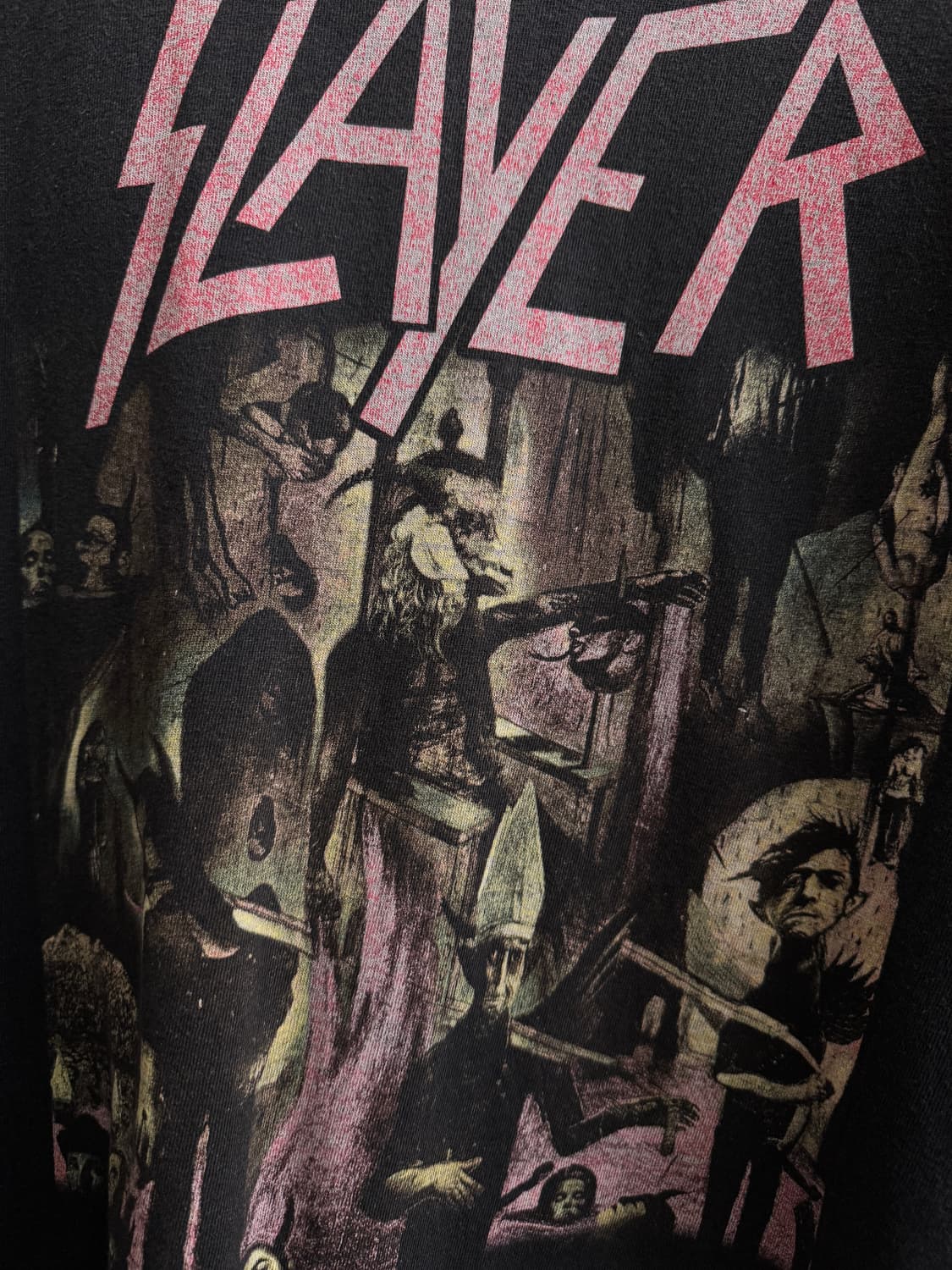 [L]SLAYER REIGN IN BLOOD 밴드 티셔츠 상품이미지3