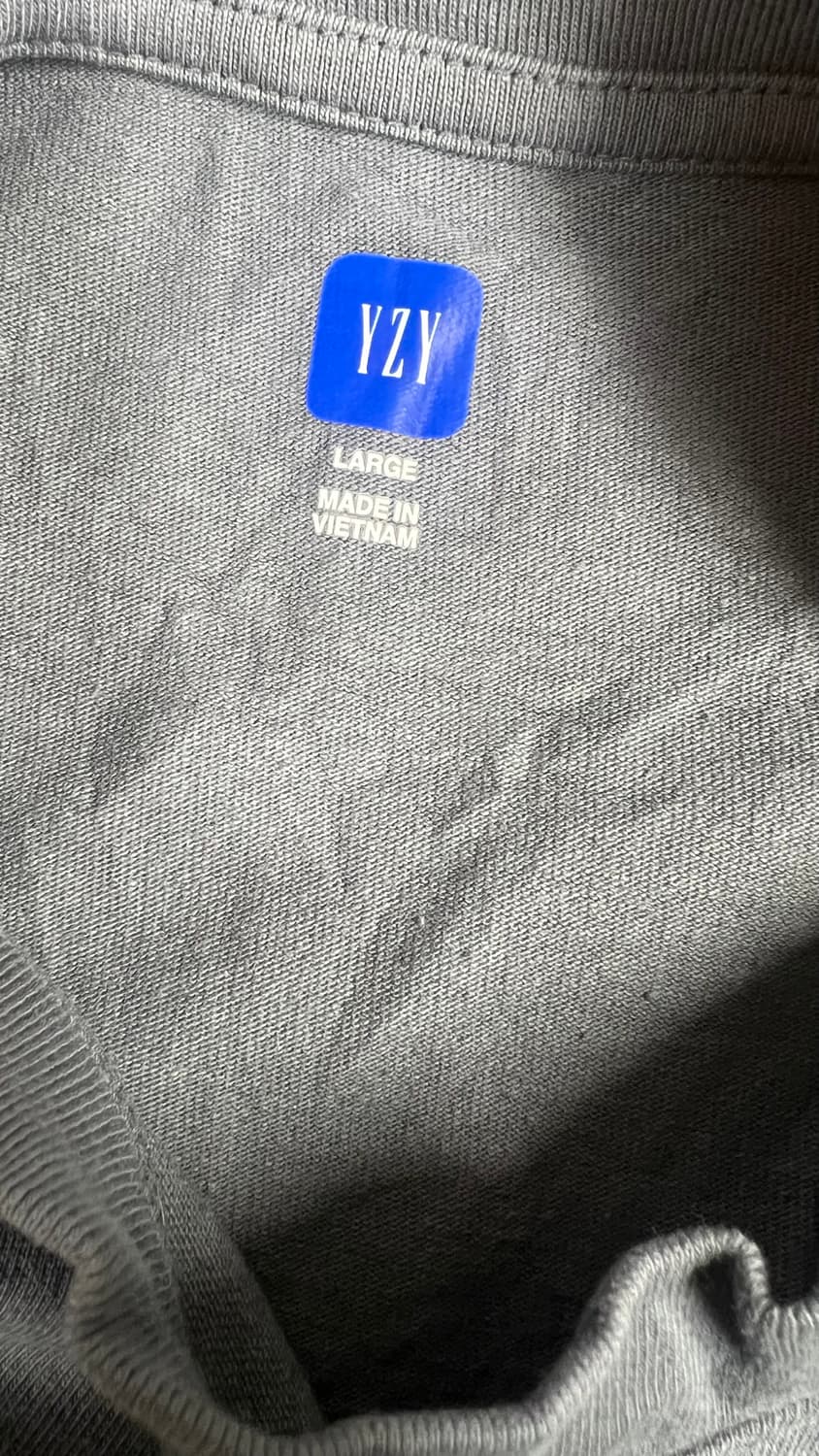 (새상품)이지갭 롱슬리브 티셔츠 다크그레이 L 상품이미지7