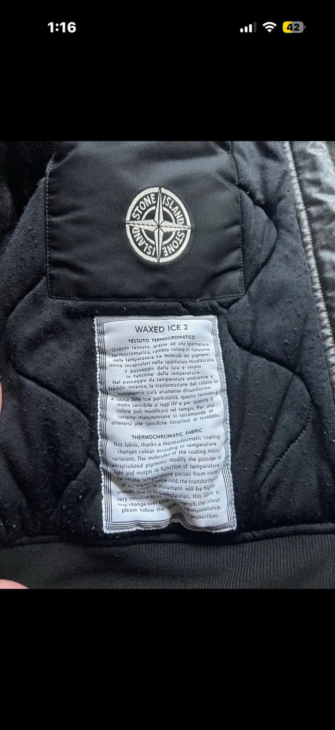 스톤아일랜드 왁스드 아이스2 자켓 상품이미지3