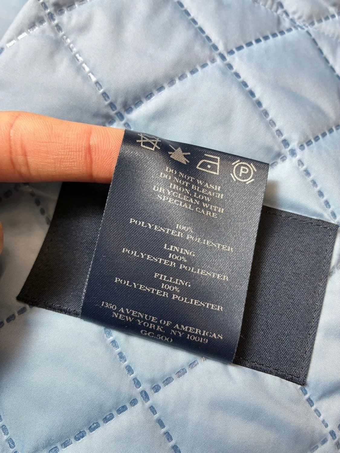 버버리 00's 스카이블루 퀼팅 베스트 PN7672 상품이미지7