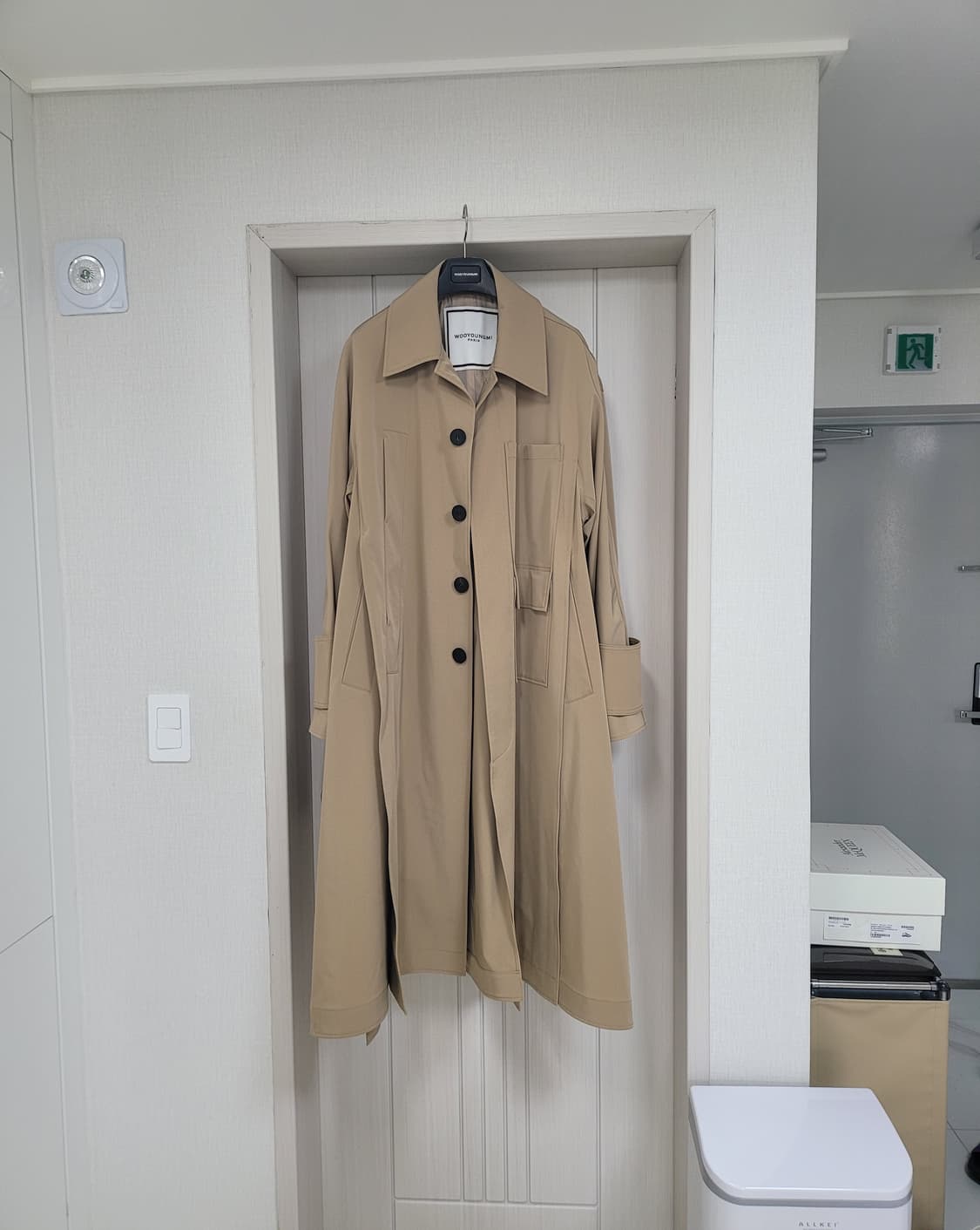 우영미 20SS 컬렉션 트렌치 맥코트 상품이미지4